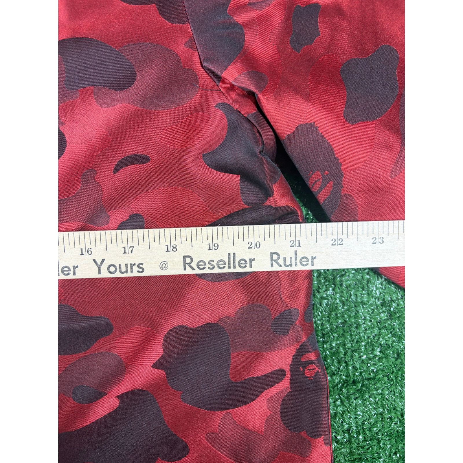 Bape Bape Red Color Camo Padded Chinese Jacket Size Large Size US L / EU 52-54 / 3 - 5 Thumbnail