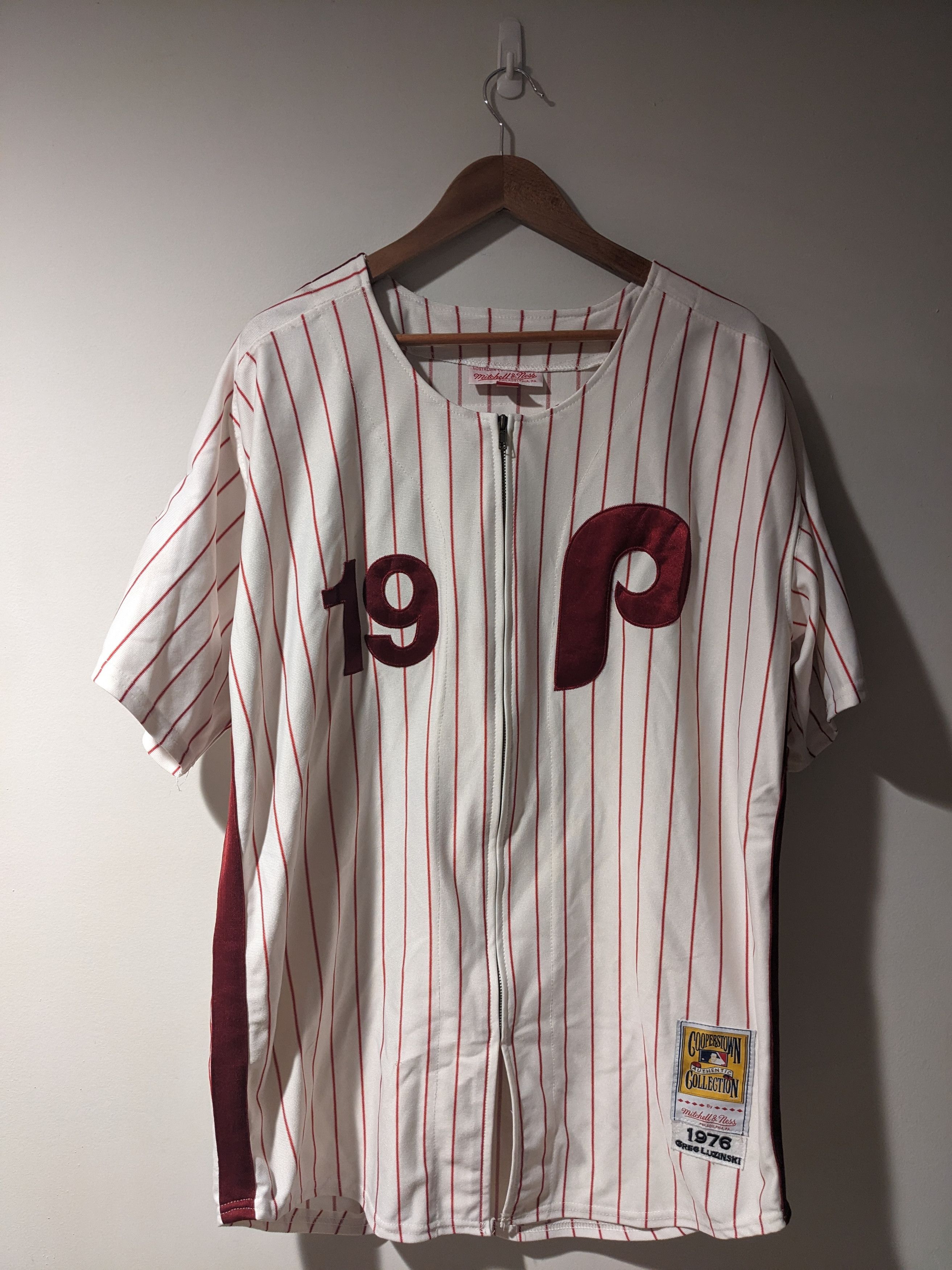 Mitchell & Ness Phillies Luzinski Coopertown Collection Mitchell Ness Jersey Size US L / EU 52-54 / 3 - 1 Thumbnail