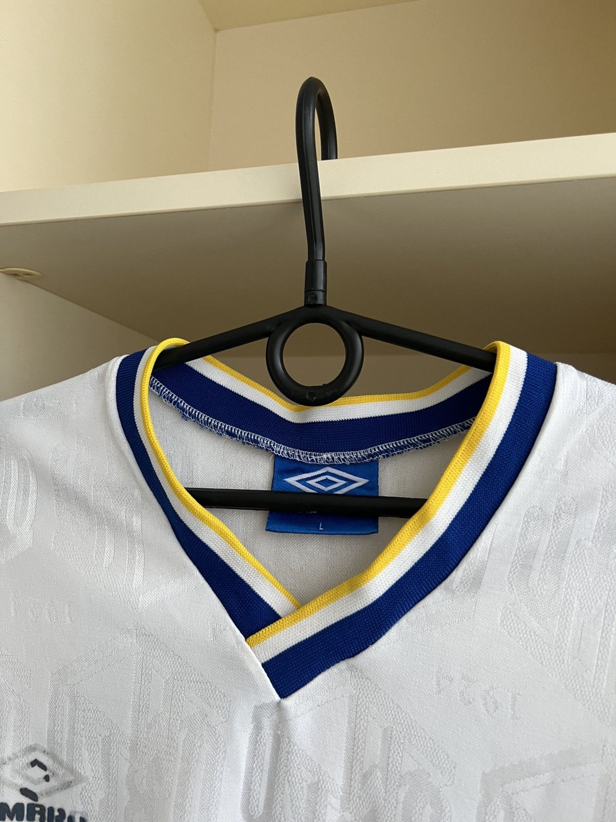 Vintage 90s Umbro Jersey Football Long Sleeve Soccer Size L