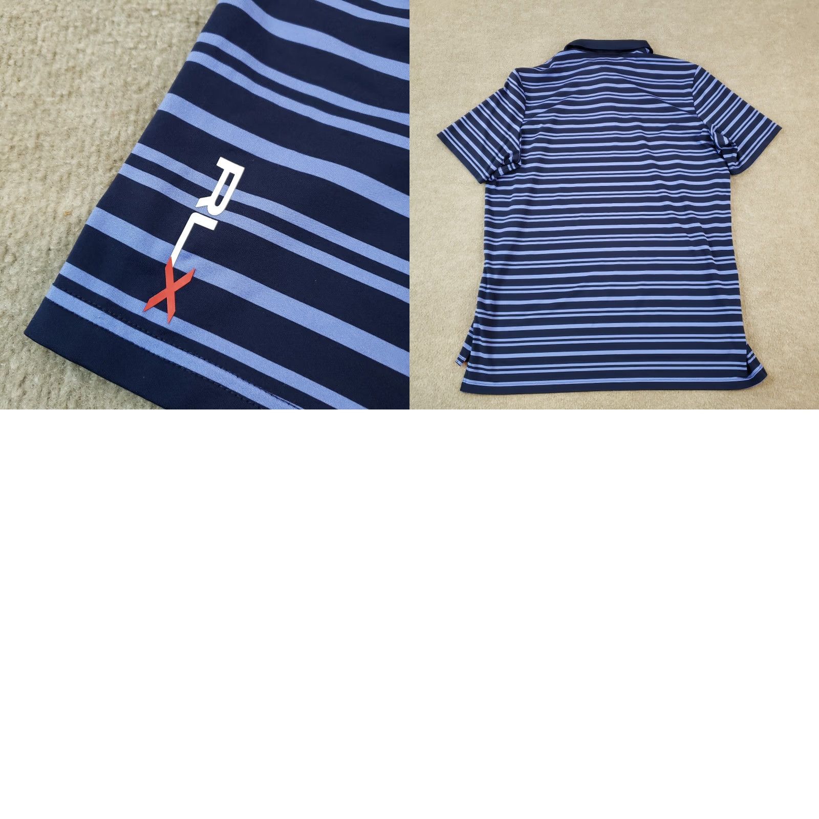 Ralph Lauren Ralph Lauren Polo Mens Extra Large XL Blue Striped Short Sleeve Shirt Size US XL / EU 56 / 4 - 8 Thumbnail