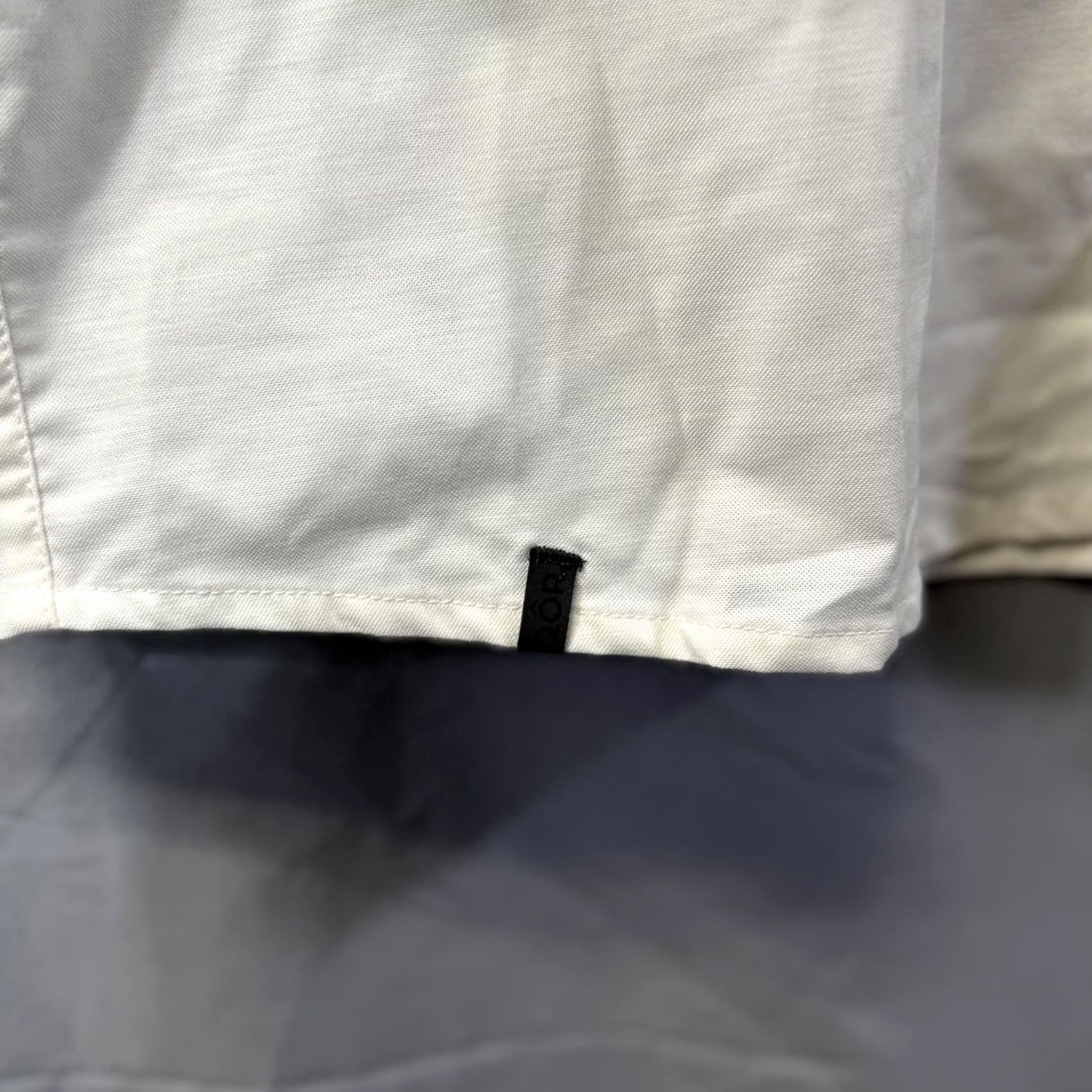 Vintage QOR Button-Up Shirt Mens 2XL White Short Sleeve Performance Stretch Odor Control Size US XXL / EU 58 / 5 - 3 Thumbnail