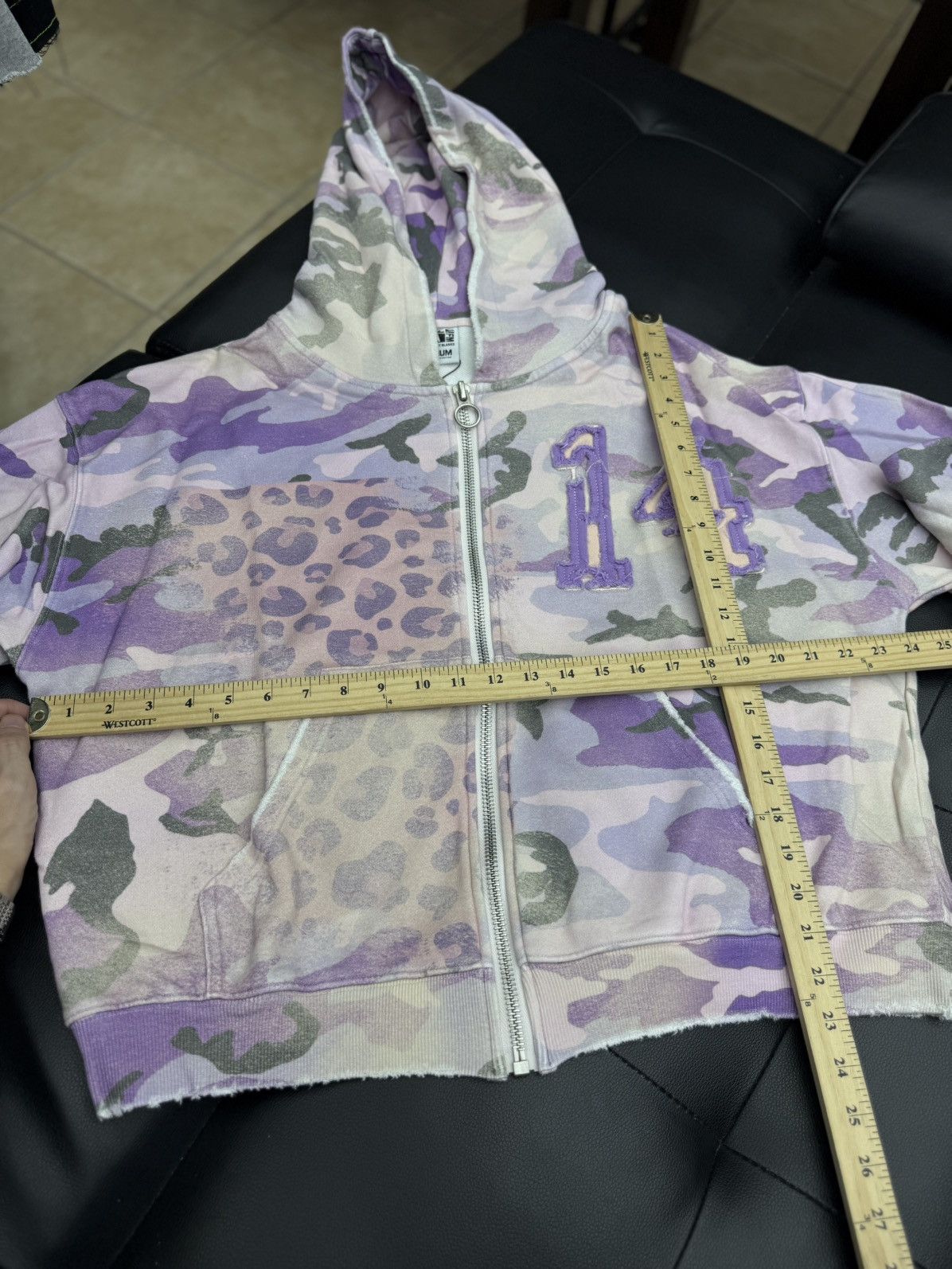 Vale Valley Hoodie Purple Camo Zip Up Size Medium (NEW) Size US M / EU 48-50 / 2 - 5 Thumbnail