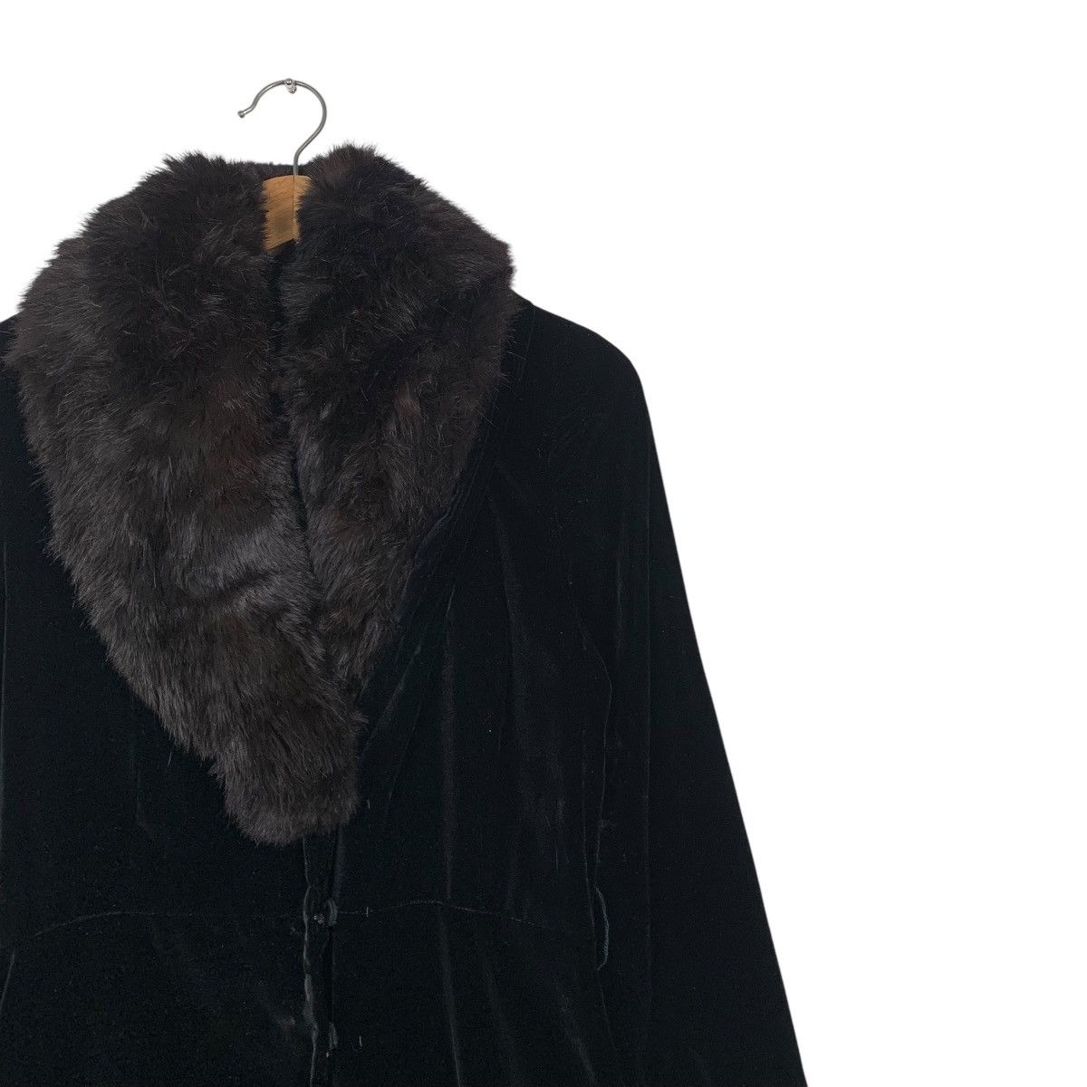Other Luvia By Aoyama Arisa Faux Fur Velvet Coat Size S / US 4 / IT 40 - 5 Thumbnail