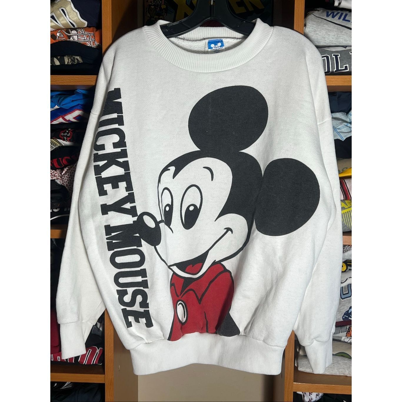 Disney Vintage 80s Disney Mickey Mouse AOP Double Sided Sweatshirt Size US L / EU 52-54 / 3 - 1 Thumbnail