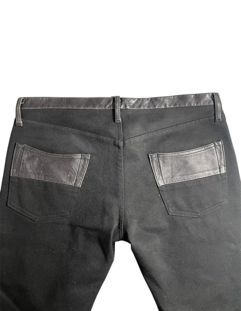 Jun Takahashi × Undercover undercover aw07 bolt jeans with lambskin leather details Size US 32 / EU 48 - 9 Thumbnail