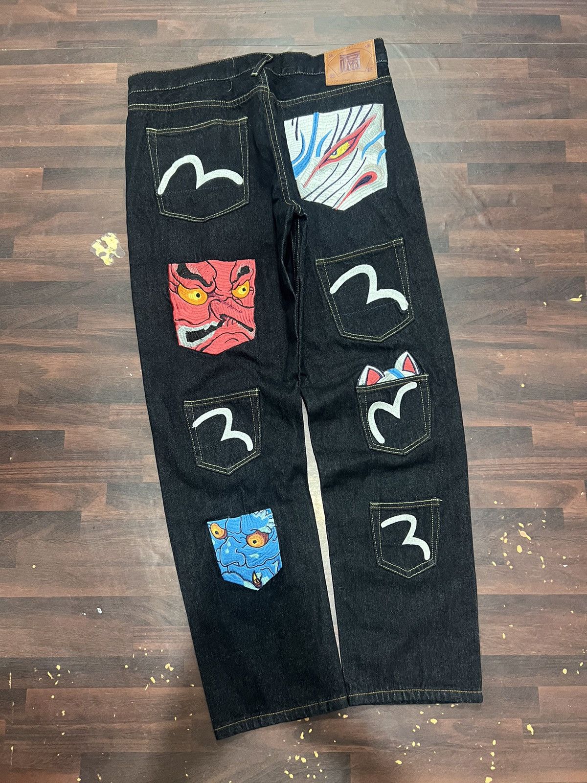 Japanese Brand Crazy rare multipocket Japanese denim ( deadstock) Size US 35 - 2 Thumbnail