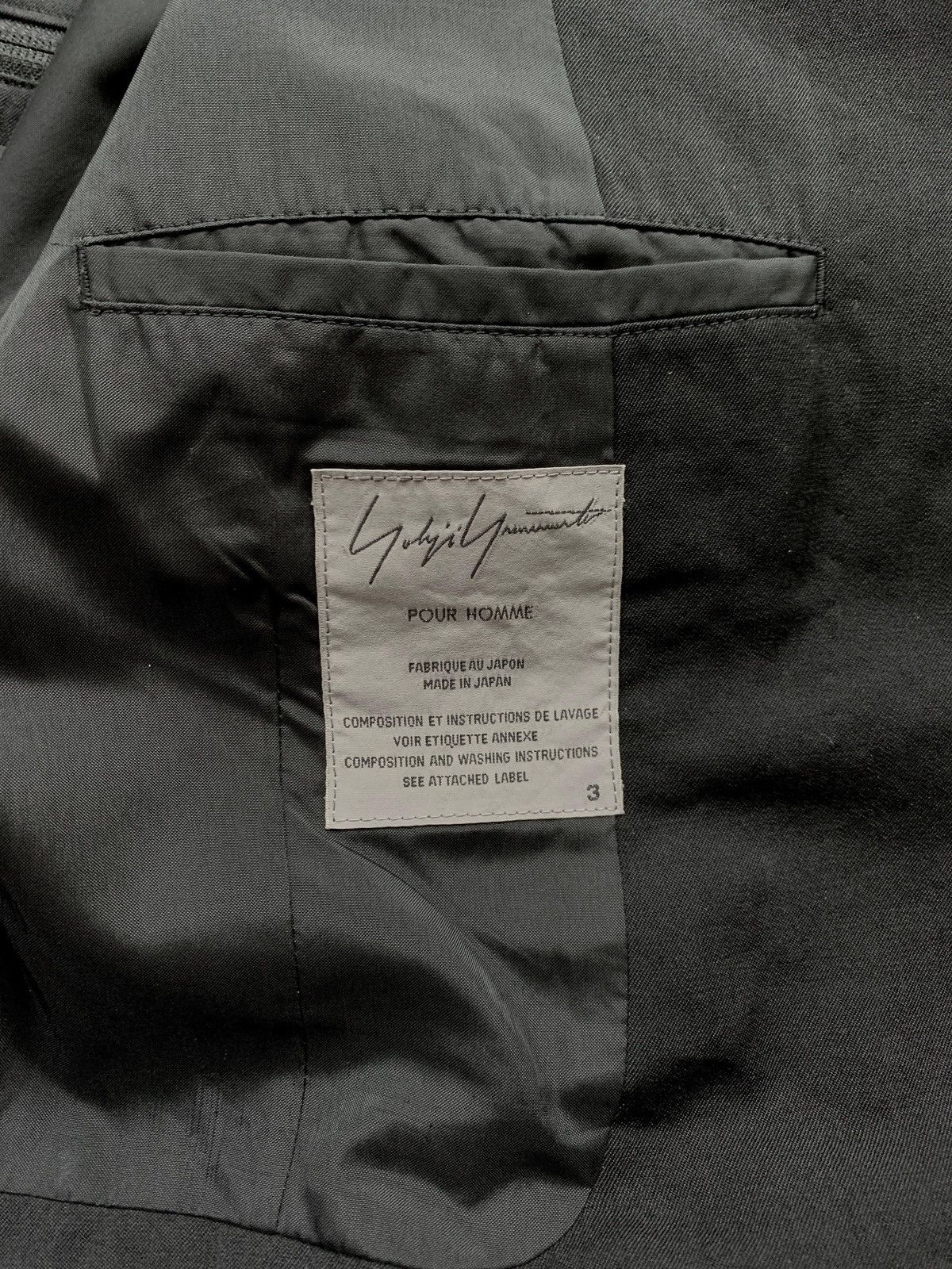 Yohji Yamamoto FREE TAX! Bondage Zipper Blazer Jacket Size 48R - 12 Thumbnail
