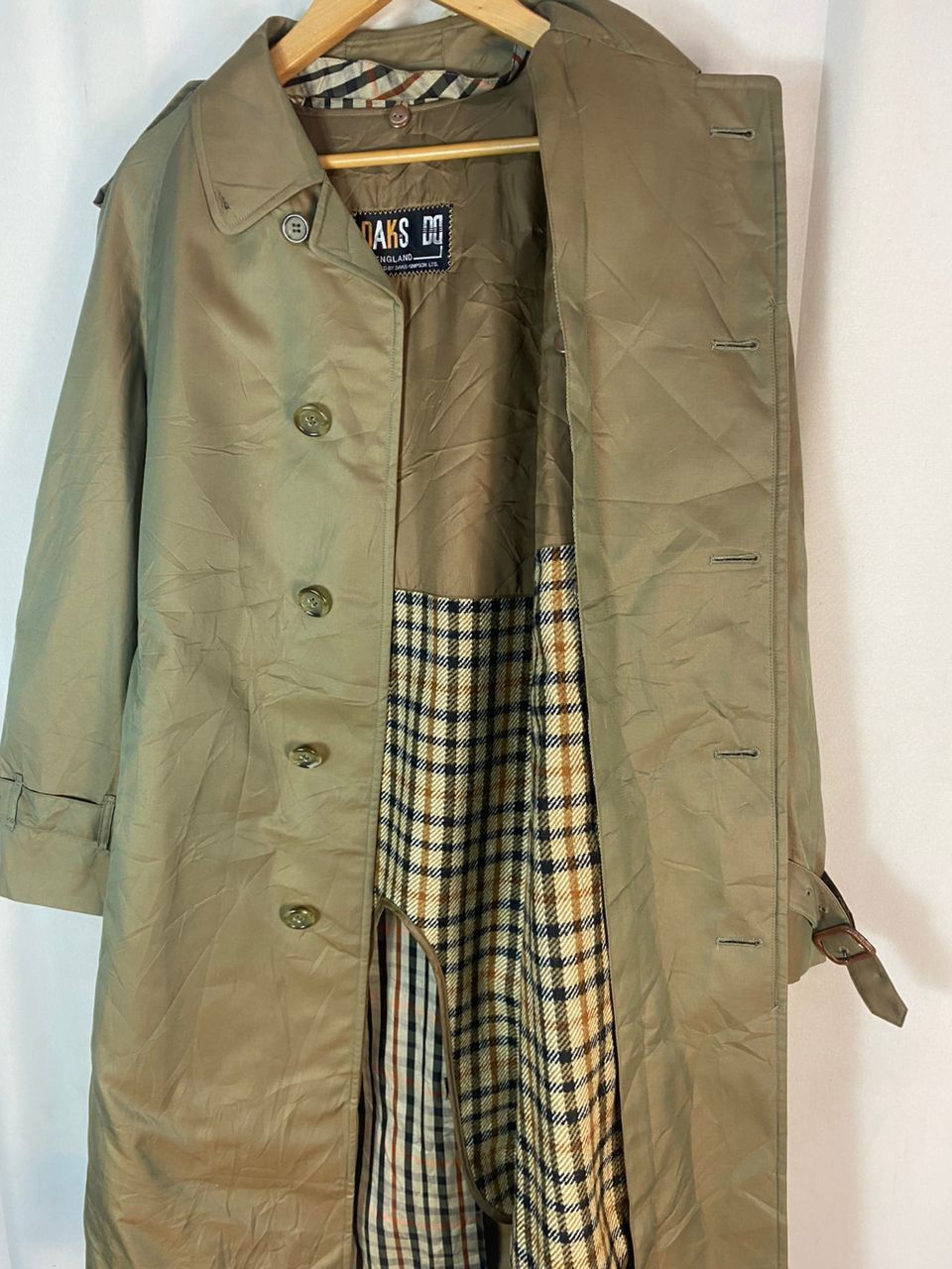 DAKS × Vintage Unisex🔥 vintage darks London long trench coat Size US M / EU 48-50 / 2 - 18 Thumbnail