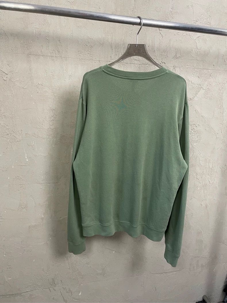 Loewe LOEWE Gray and green embroidered orange Logo round neck sw Size XL / US 12-14 / IT 48-50 - 2 Thumbnail