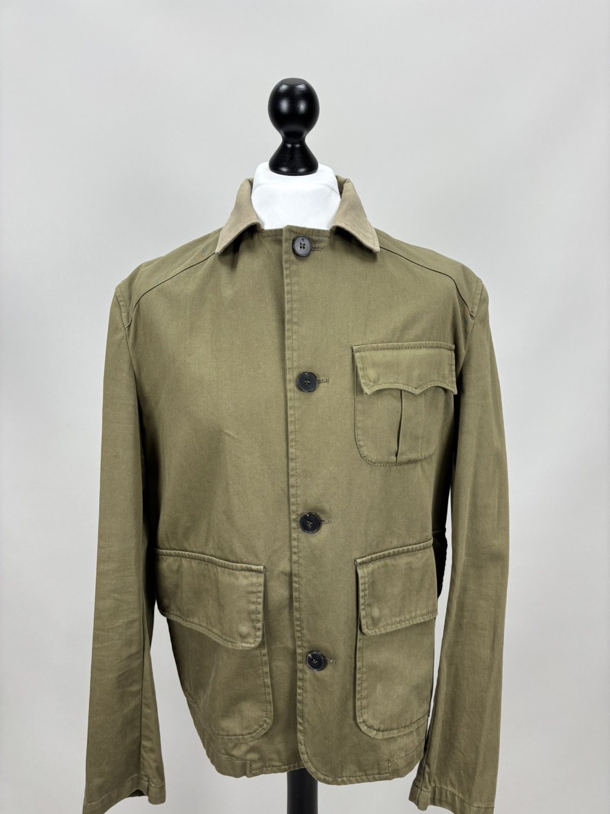 Alexander McQueen Mens jacket Alexander McQueen Size 50 Color Khaki/Brown Size US M / EU 48-50 / 2 - 2 Thumbnail