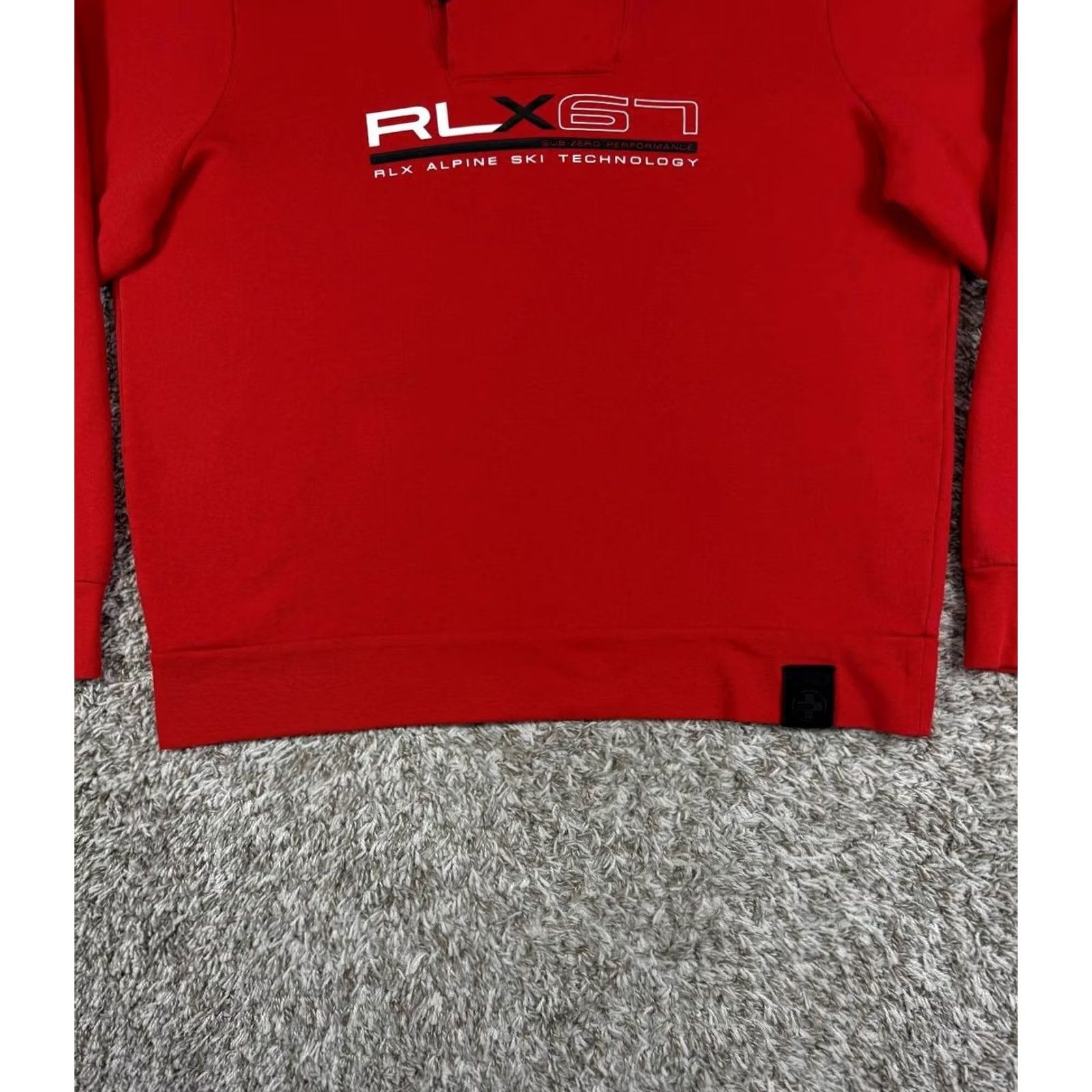 RLX Ralph Lauren RLX Ralph Lauren Shirt Mens 2XL Red Alpine Ski Pullover Sweatshirt Shawl Neck Sub Zero Size Size US XXL / EU 58 / 5 - 3 Thumbnail