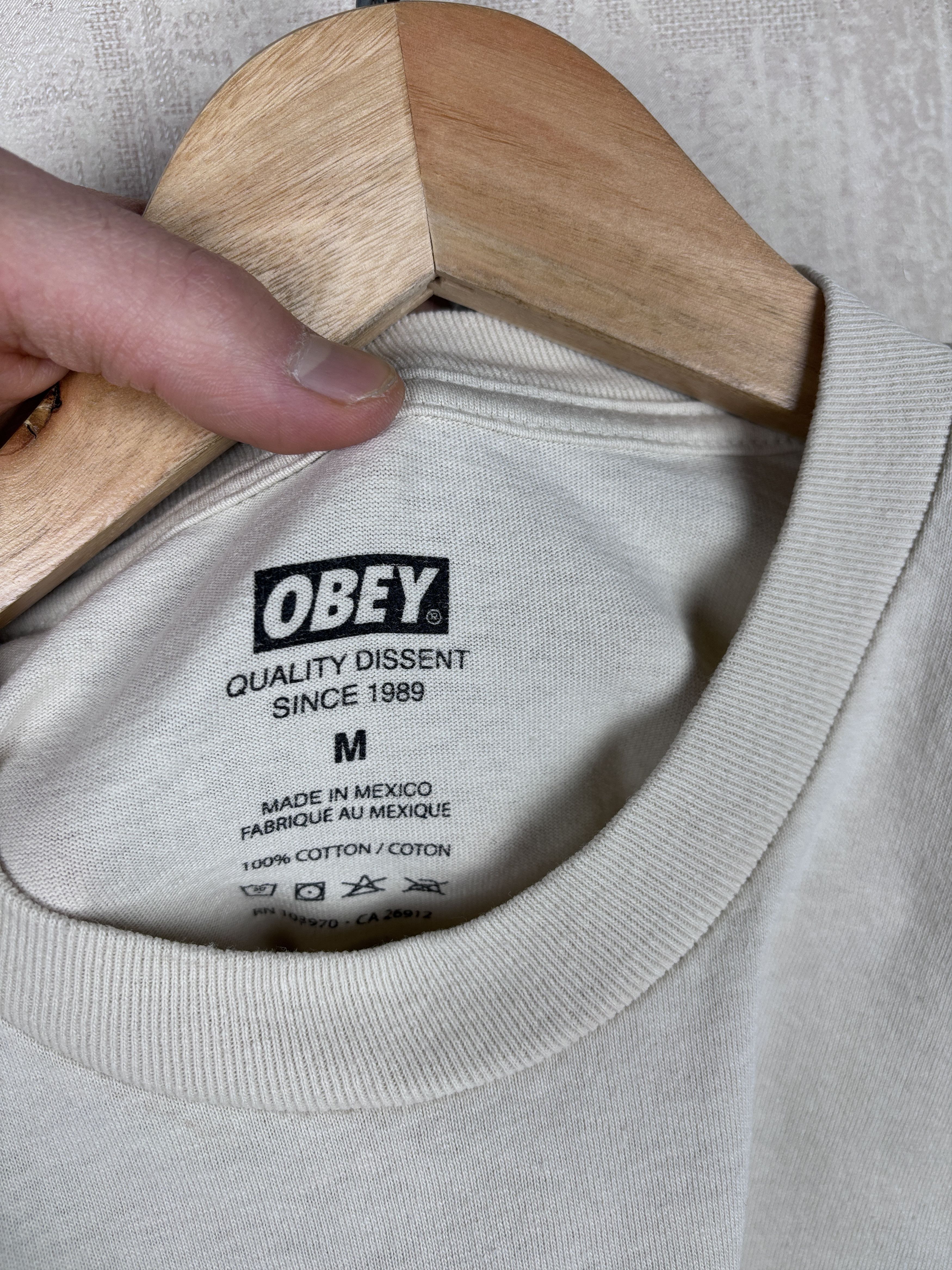 Obey Obey Love Respect Butterfly Classic T-Shirt Size US M / EU 48-50 / 2 - 8 Thumbnail