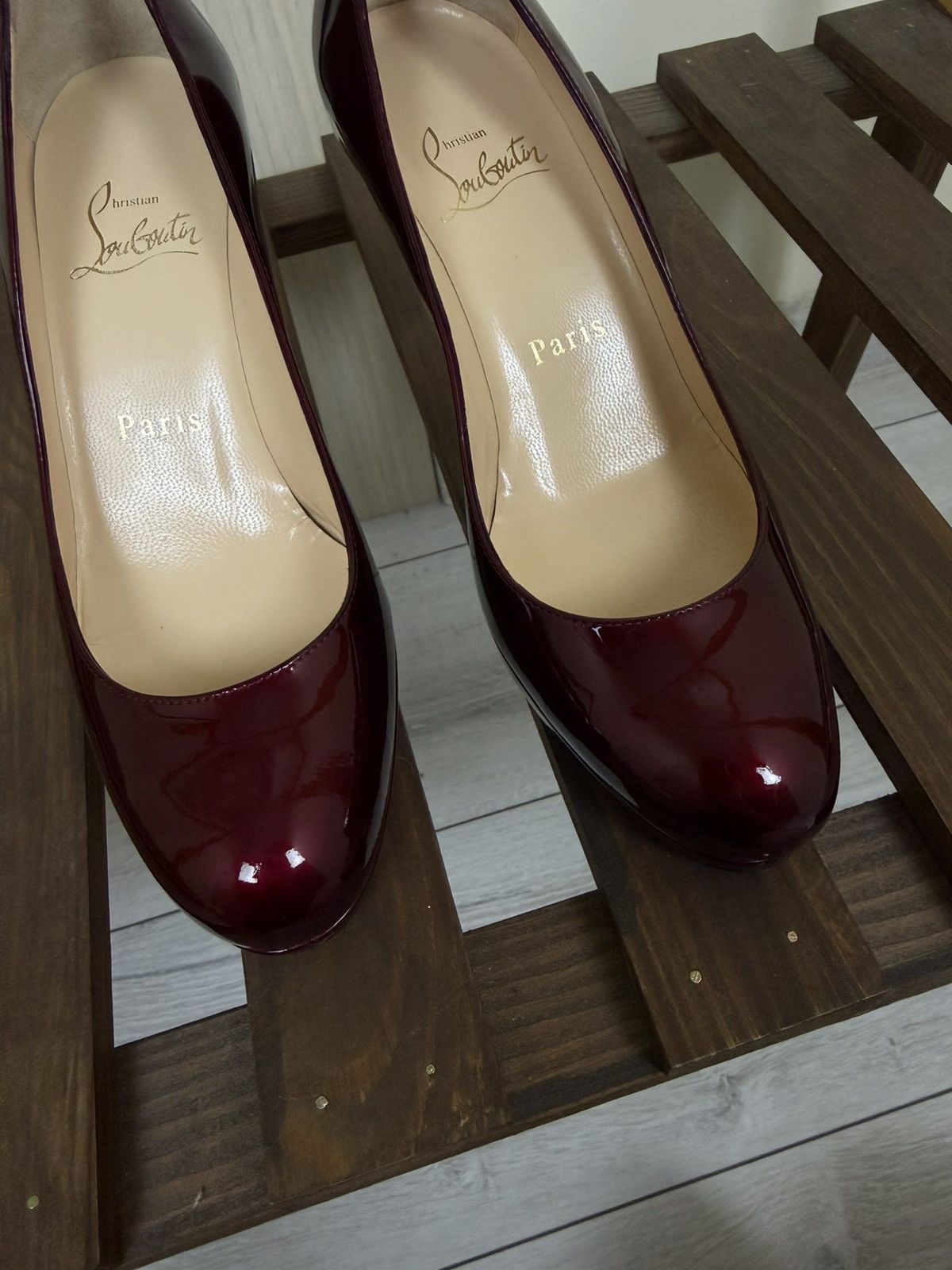 Christian Louboutin Christian Louboutin New Simple Pump Heels Rouge Red Patent Size US 5 / IT 35 - 14 Thumbnail