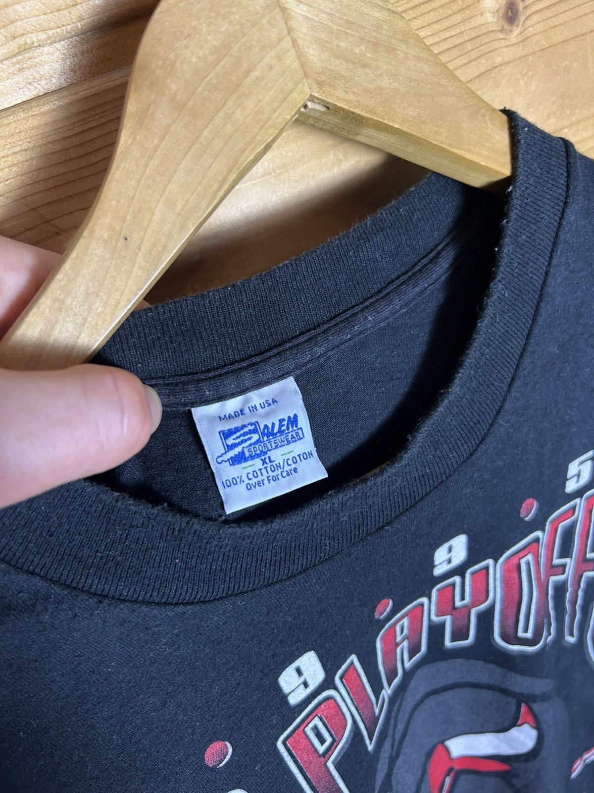 NBA Vintage 1995 Chicago Bulls single stitch t shirt Size US XL / EU 56 / 4 - 6 Thumbnail