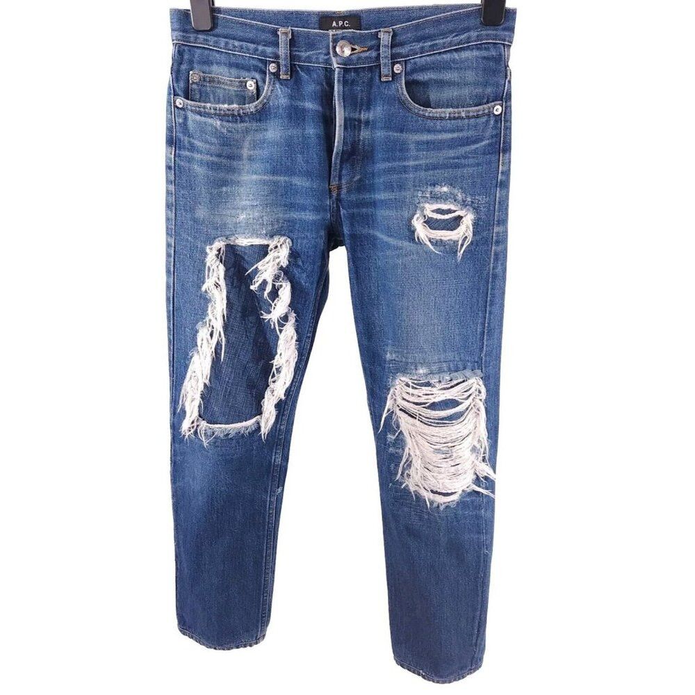 A.P.C. A.P.C. New Standard Japanese Slim Leg Denim Jeans 29 Mens Size US 29 - 1 Thumbnail