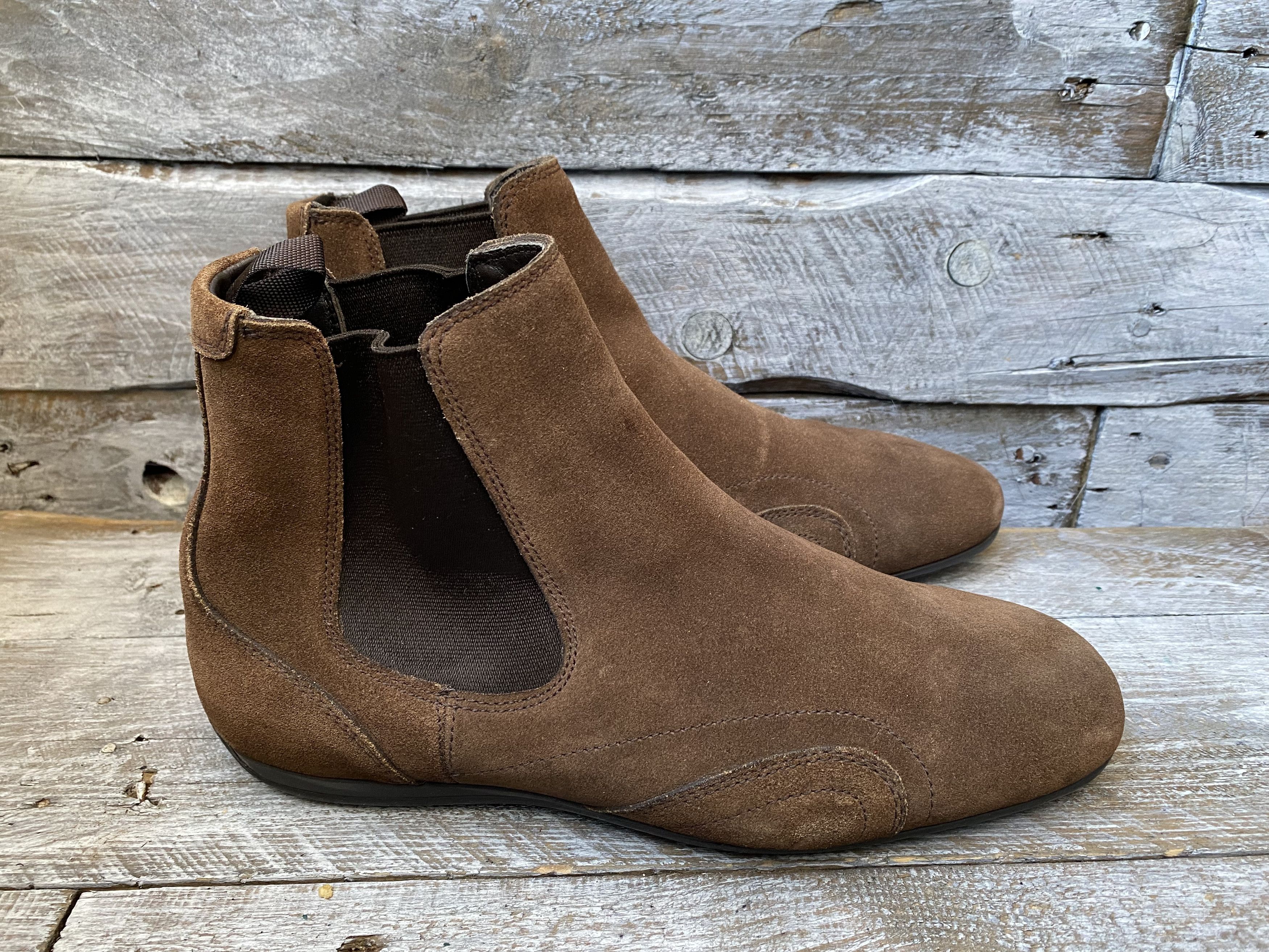 Prada Prada chelsea suede boots sz uk6.5 Size US 7.5 / EU 40-41 - 6 Thumbnail