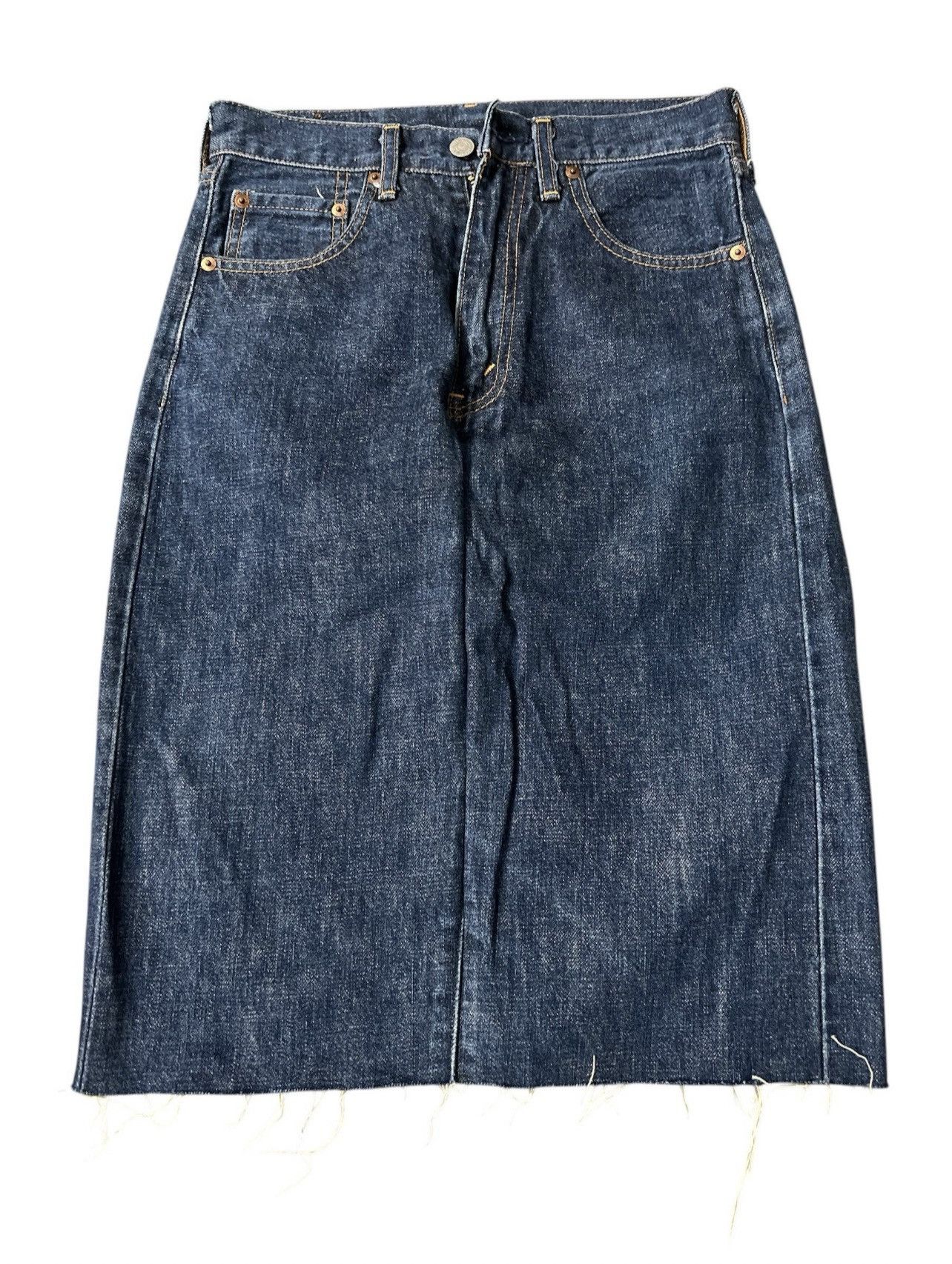 90’s Levi’s 502 Selvedge Denim Jeans Big E Red Tab Skirt