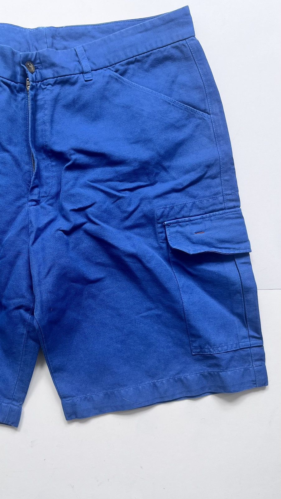 Loro Piana Loro Piana Cotton Mens Blue Shorts Size US 44 / EU 60 - 2 Thumbnail