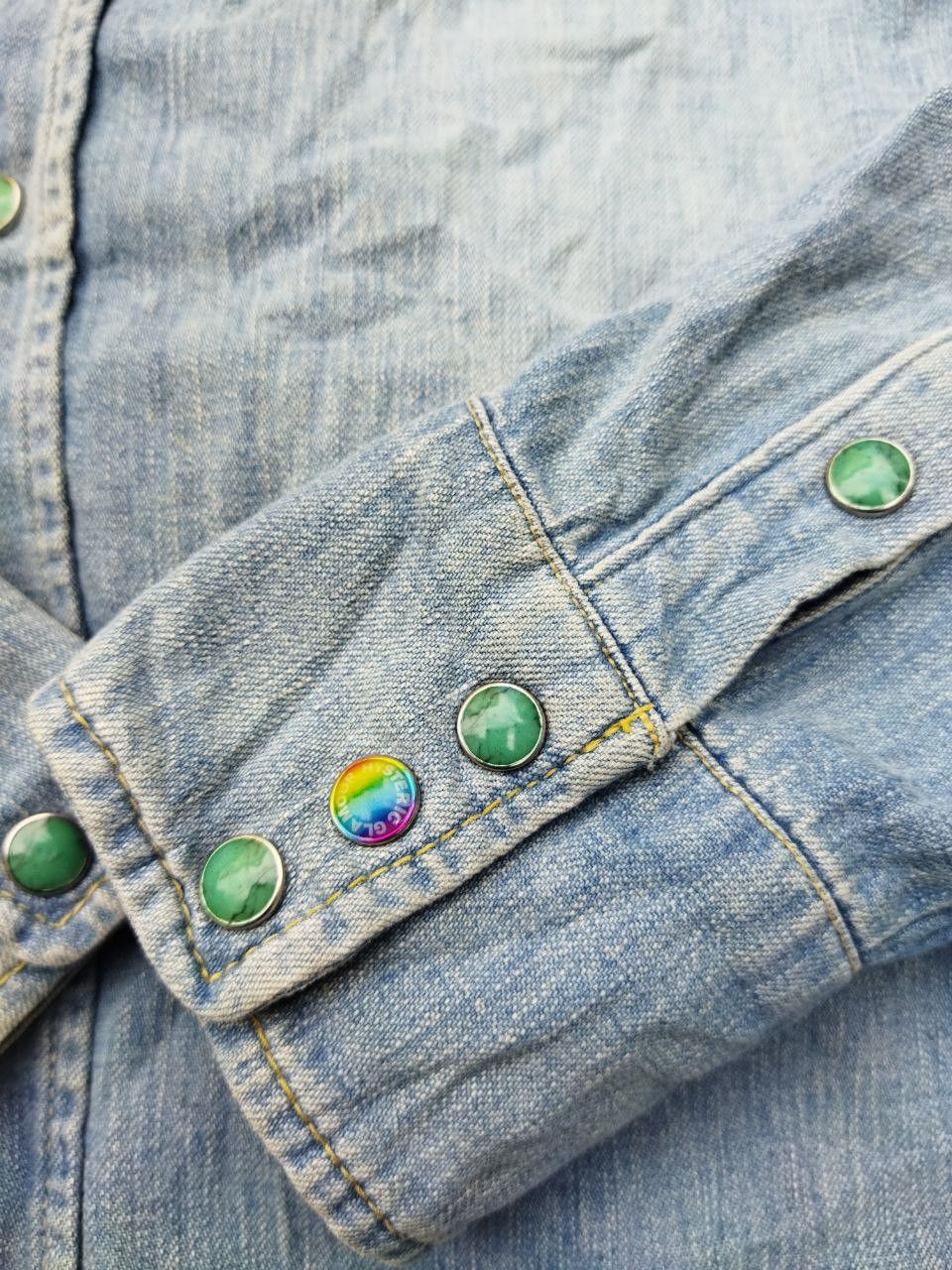 Hysteric Glamour Vintage Hysteric Glamour Denim Shirt Size US L / EU 52-54 / 3 - 10 Thumbnail