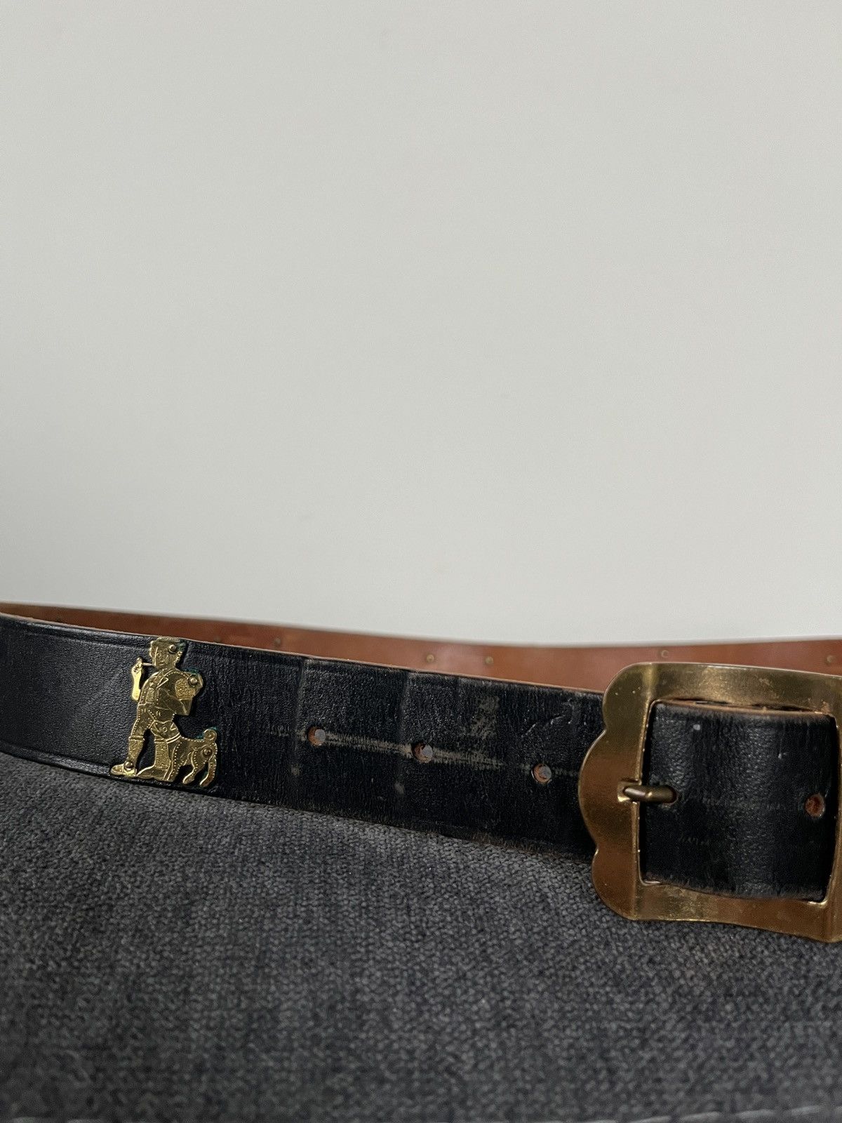 Vintage Vintage Etro Style Leather Cows Ethnic Belt SwissMade Size ONE SIZE - 8 Thumbnail