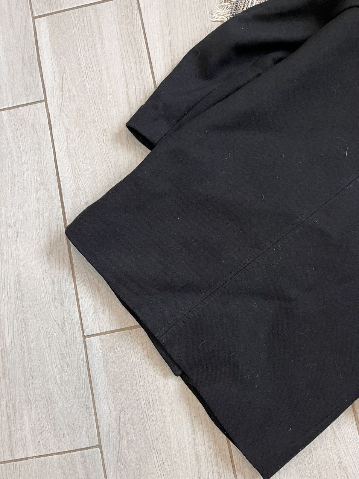 Sandro Sandro Wool Coat Black parka insulated luxury minimalistic Size XS / US 0-2 / IT 36-38 - 17 Thumbnail