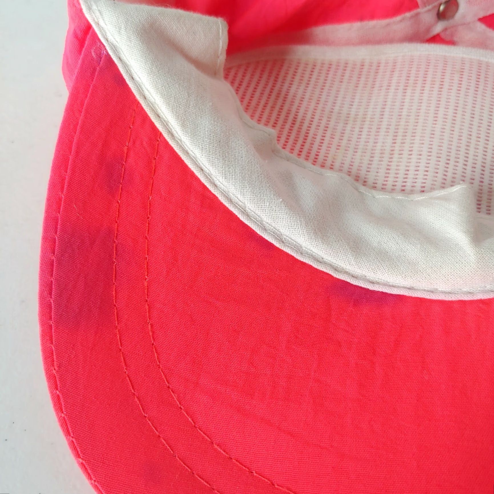 Pinko VINTAGE Cedar Point Pink Neon Nylon Cap Embroidered Retro Snap Back Men Adjustable Pink Size ONE SIZE - 4 Thumbnail