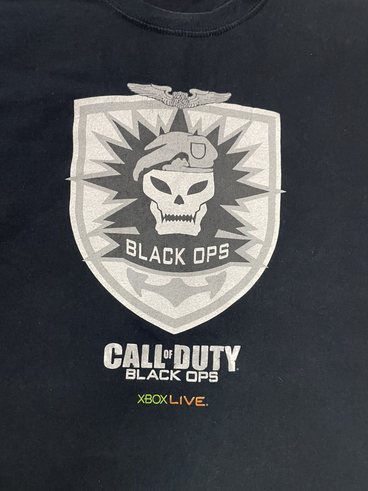 The Game Vintage Rare Call of Duty Black Ops Xbox Live Merch Tee Size US L / EU 52-54 / 3 - 4 Thumbnail