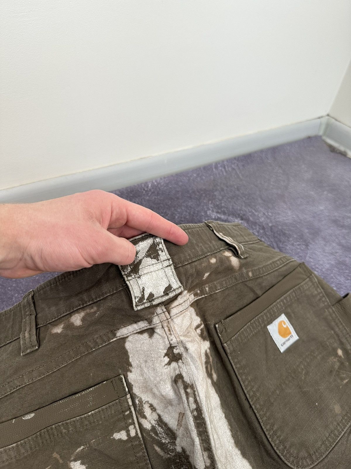 Carhartt Vintage Carhartt Double Knee Distressed USA Opium Work Pants Size US 38 / EU 54 - 17 Thumbnail
