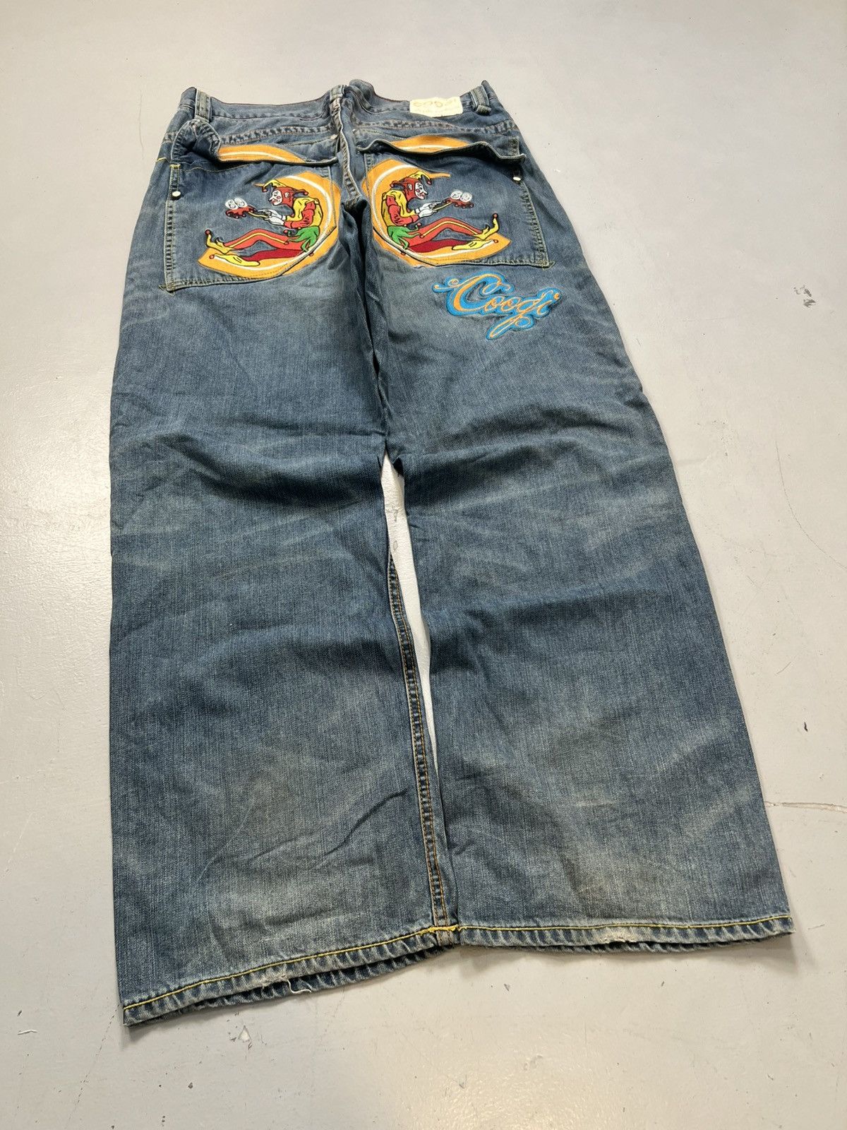 Coogi Vintage coogi joker embroidery baggy fit Size US 38 / EU 54 - 2 Thumbnail
