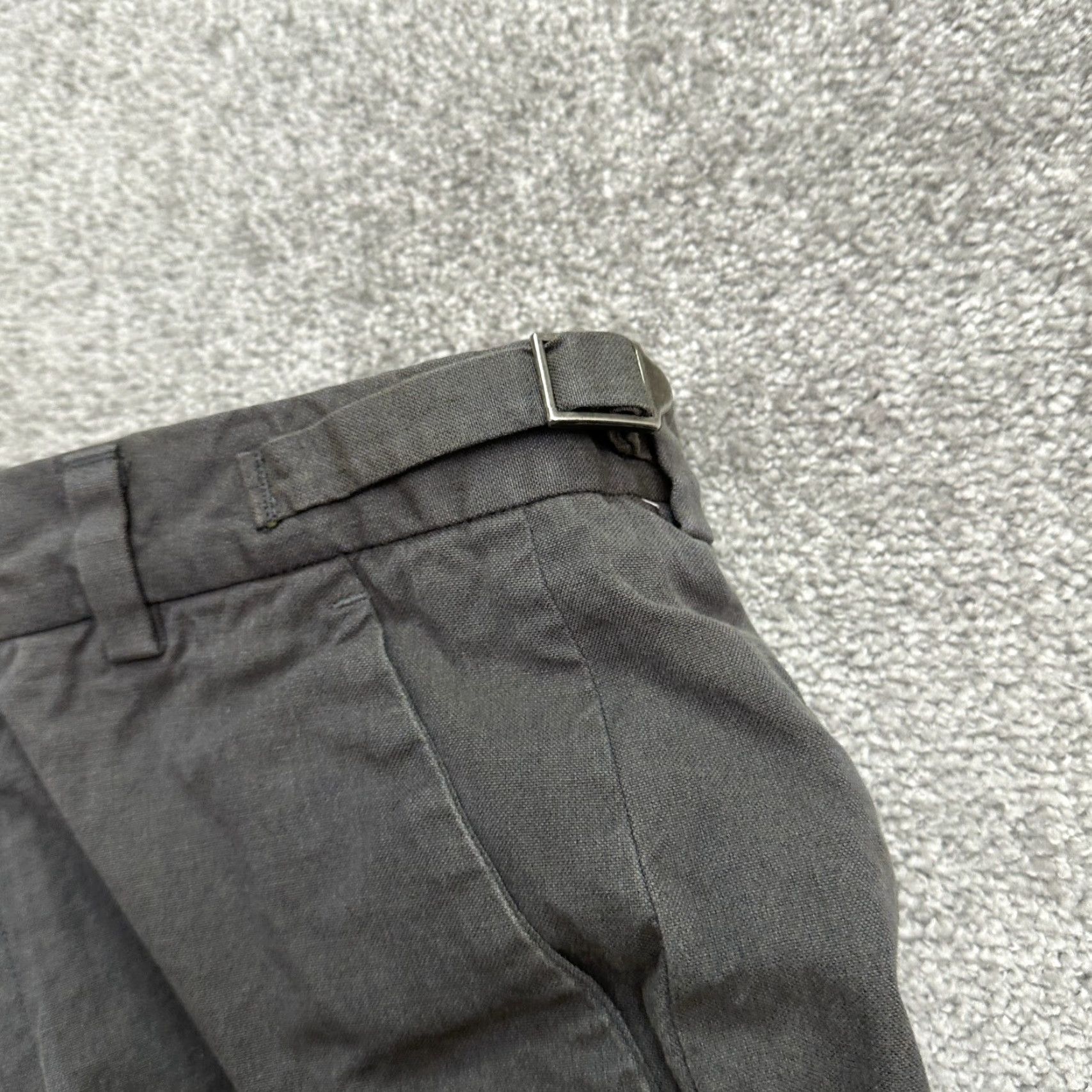 Banana Republic Banana Republic Dress Pants Mens 32 Black Stretch Flat Front Straight Leg Regular Waist Casual Workwear Size US 32 / EU 48 - 4 Thumbnail