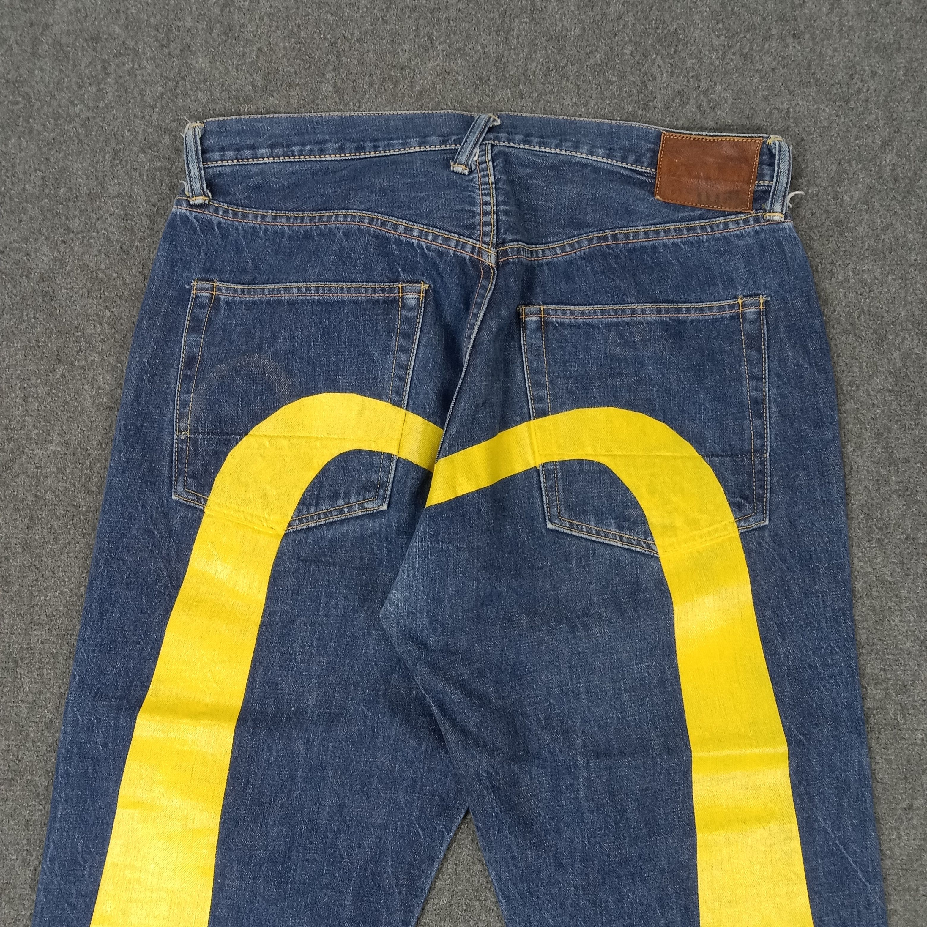 Evisu Evisu Japanese Brand Daicock Custom Art Baggy Denim Jeans Size US 34 / EU 50 - 2 Thumbnail