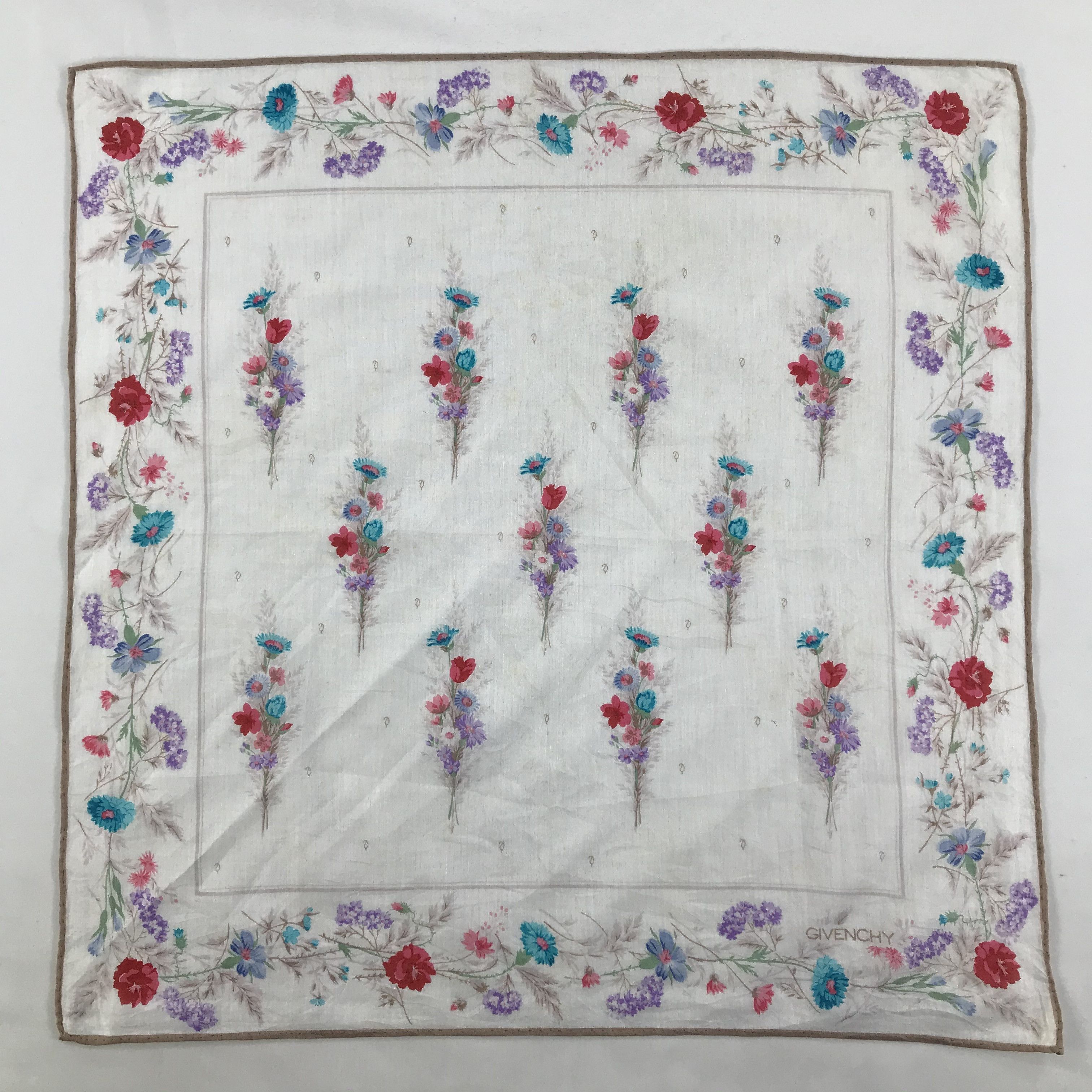 Vintage Givenchy Bandana / Handkerchief / Neckerchief - S1323 Size ONE SIZE - 1 Thumbnail
