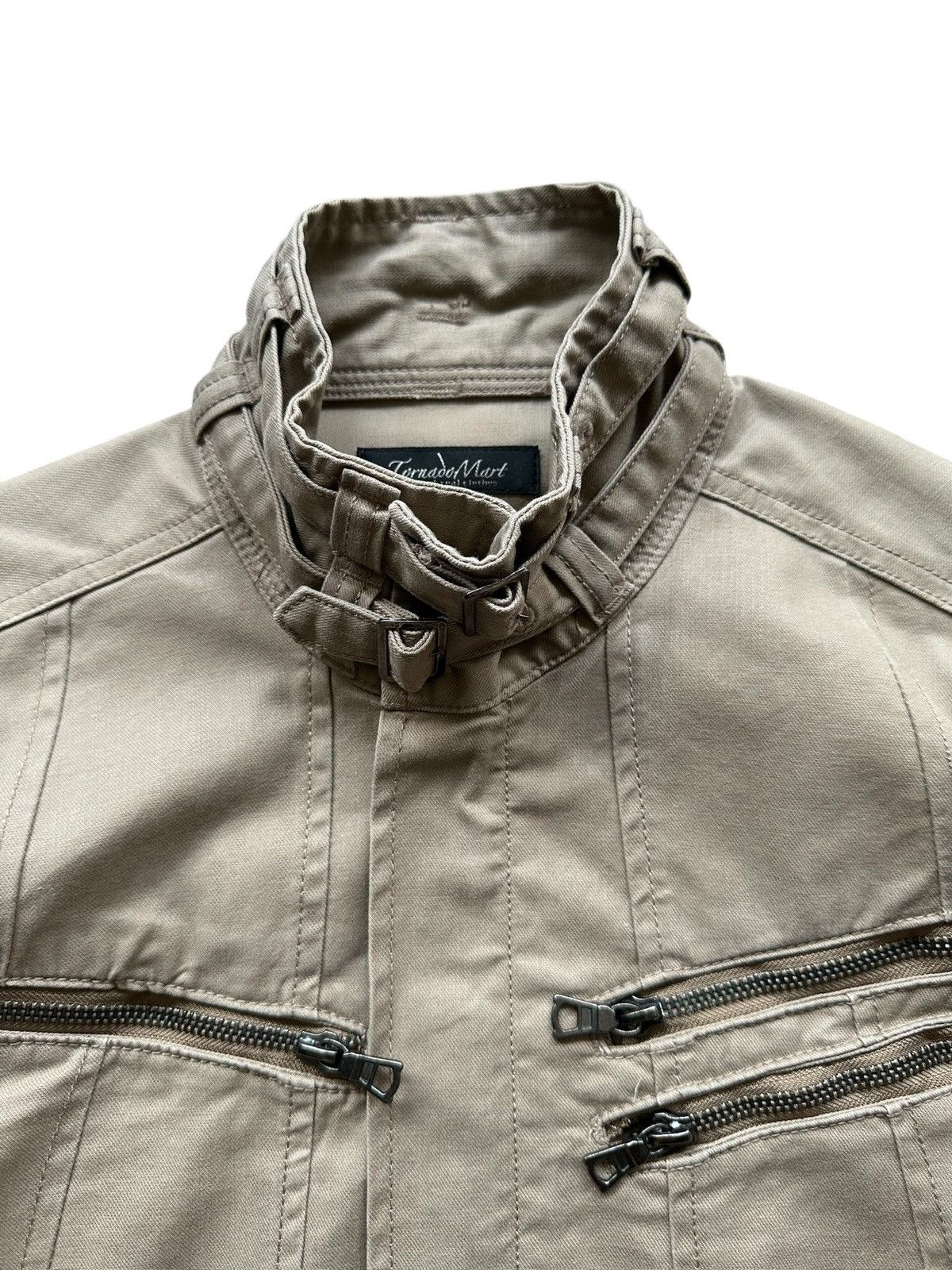 Tornado Mart 00's Tornado Mart J-rock zipper rider jacket Size US M / EU 48-50 / 2 - 5 Thumbnail