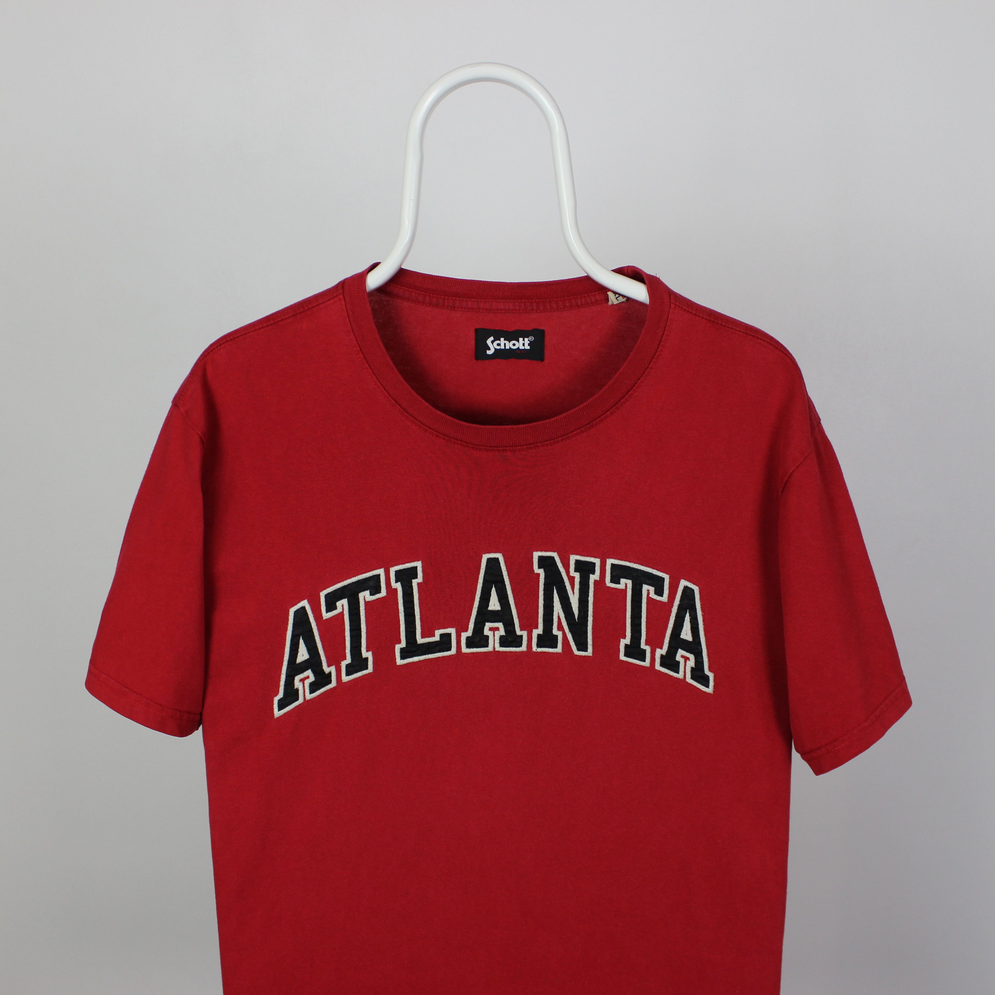 Schott Schott t shirt tee men cotton Atlanta red Size US XL / EU 56 / 4 - 1 Thumbnail