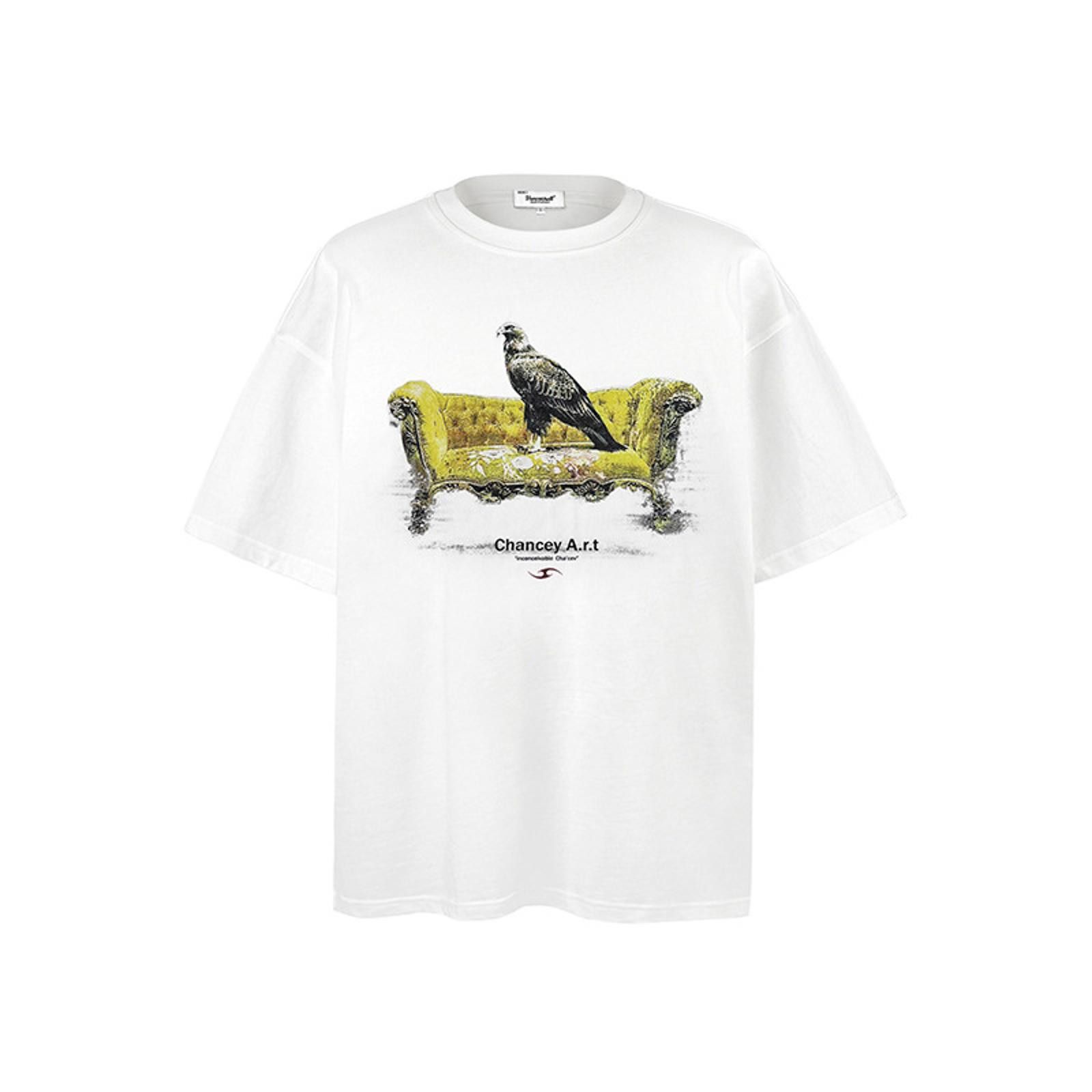 Other Artsy Graphic Tee - Unique Bird & Couch Design Size US M / EU 48-50 / 2 - 1 Preview