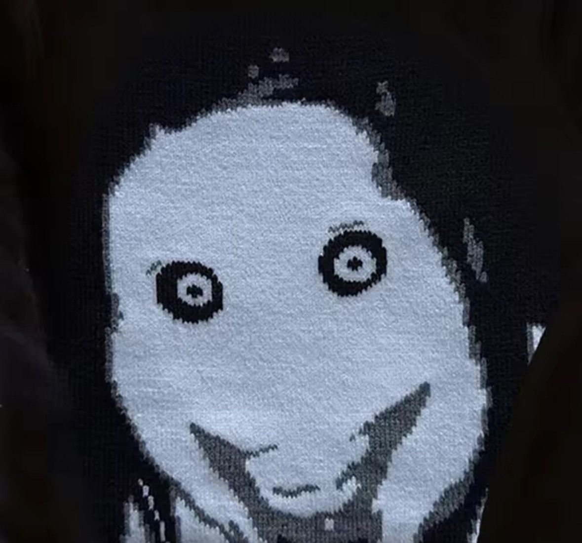 Other Gothic Y2K Anime Jacquard Pullover Knit Oversized Sweater Size US L / EU 52-54 / 3 - 5 Thumbnail