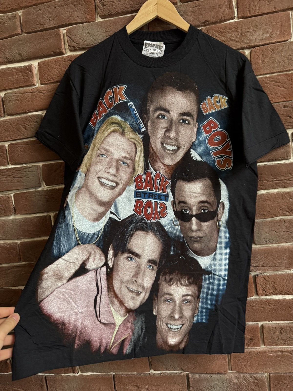 Band Tees × Rap Tees × Vintage Vintage 90s Backstreetboys Pop Band Rare Rap Tee Hype Size US M / EU 48-50 / 2 - 3 Thumbnail