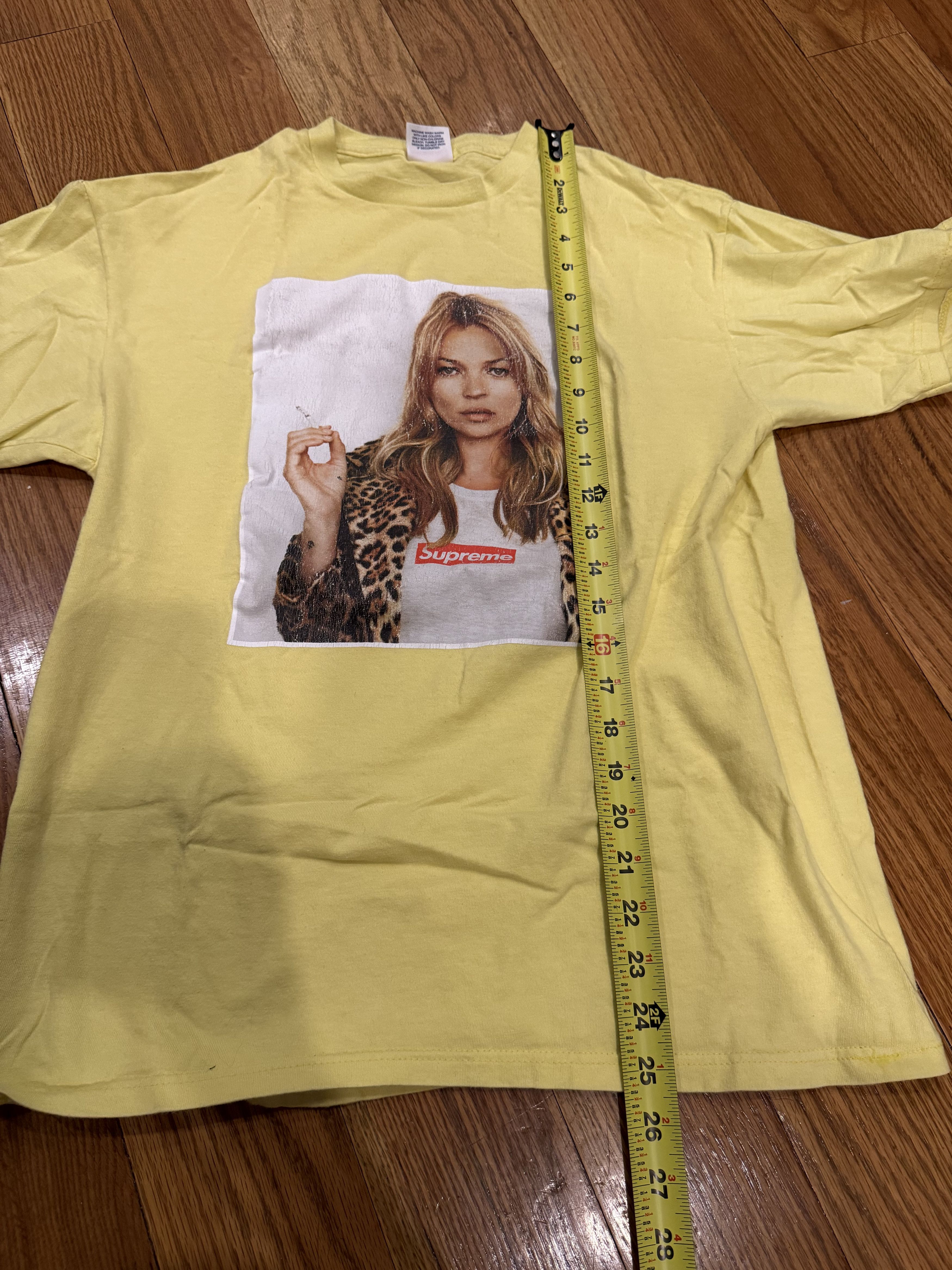 Supreme Supreme Kate Moss Photo Tee Yellow FW12 Size US M / EU 48-50 / 2 - 4 Thumbnail