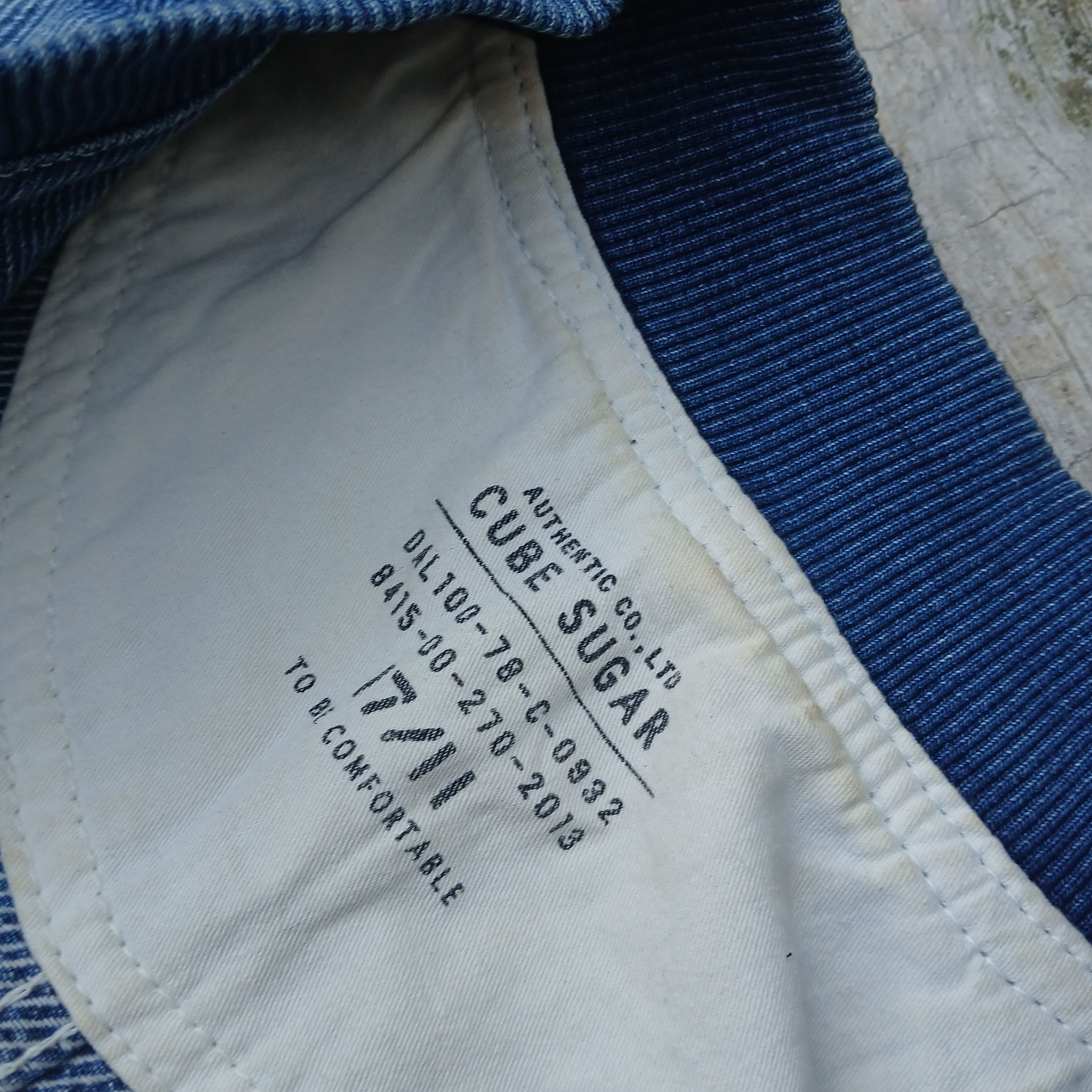 Japanese Brand Cube sugar ripped bomber denim jacket Size L / US 10 / IT 46 - 10 Thumbnail