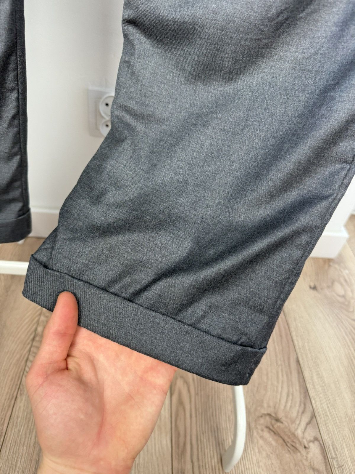 Ermenegildo Zegna Ermenegildo Zegna Pants Wool S Gray Size US 36 / EU 52 - 12 Thumbnail