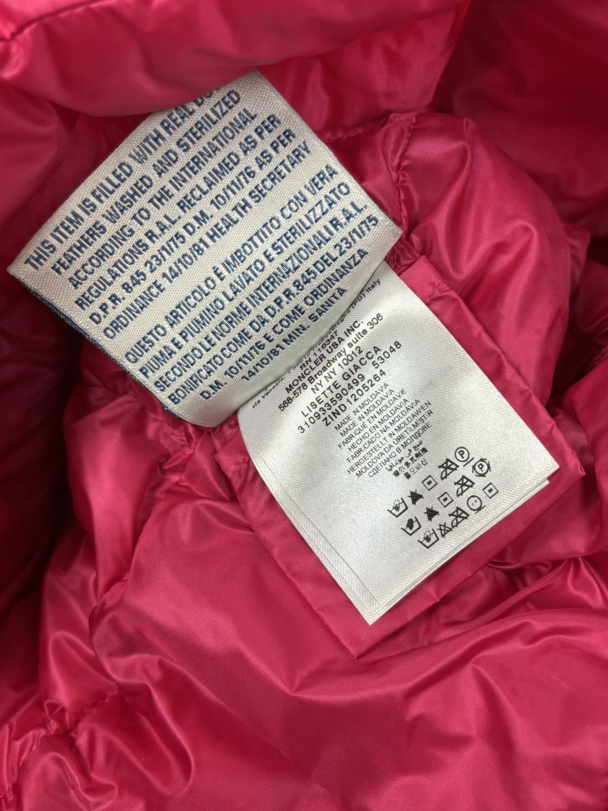 Moncler Moncler Lisette Tailored Puffer Down Jacket In Pink Size M / US 6-8 / IT 42-44 - 13 Thumbnail