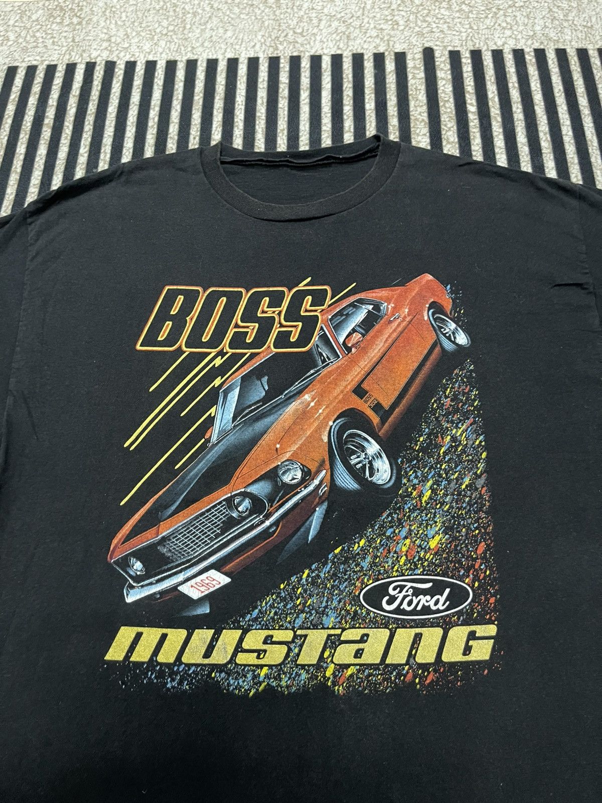 Ford VINTAGE Y2K FORD MUSTANG BIG PRINT SHIRT Size US XL / EU 56 / 4 - 5 Thumbnail