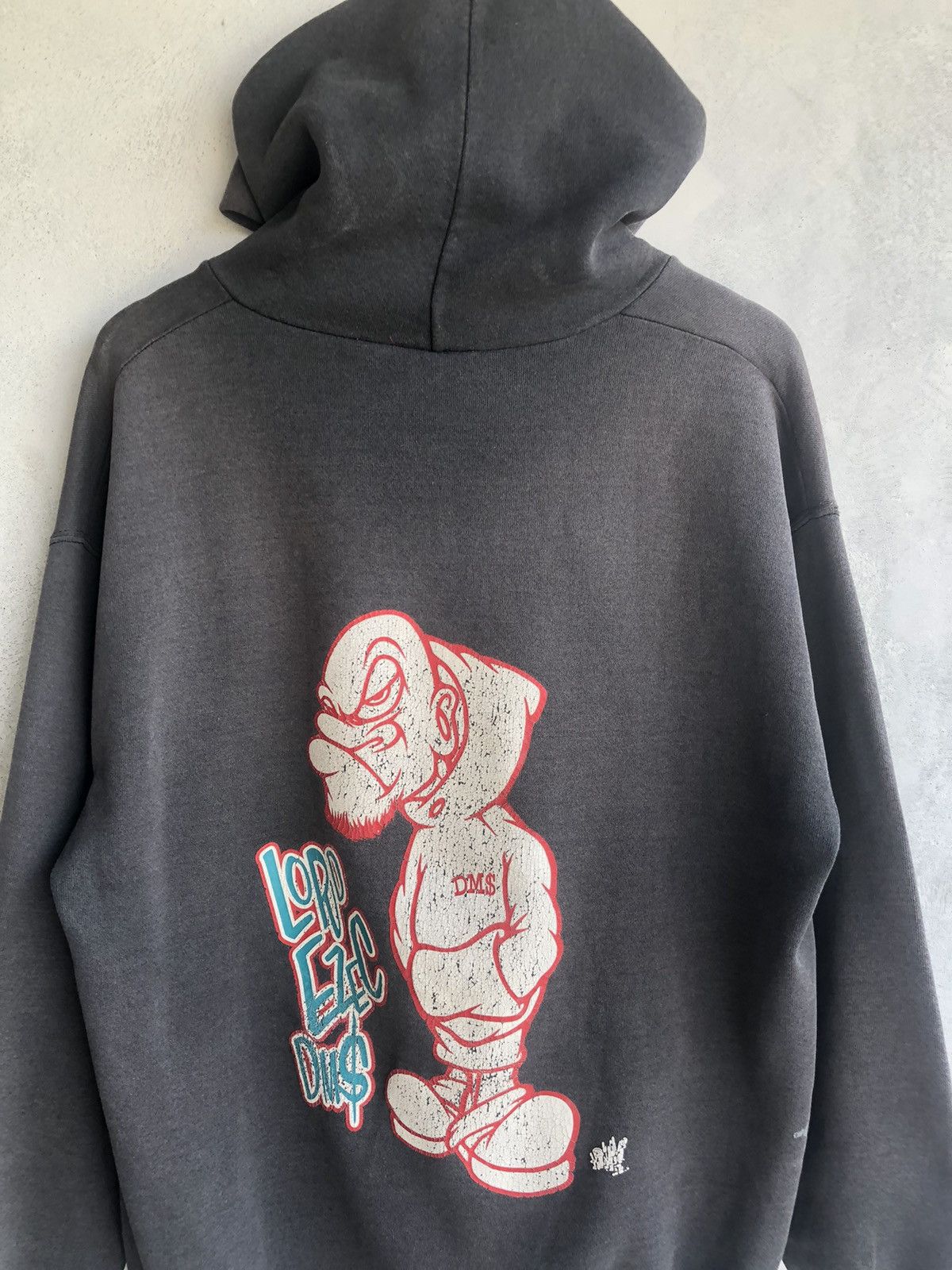 Band Tees VINTAGE RARE DM$ LORD EZE SUN FADED HOODIE Size US L / EU 52-54 / 3 - 3 Thumbnail