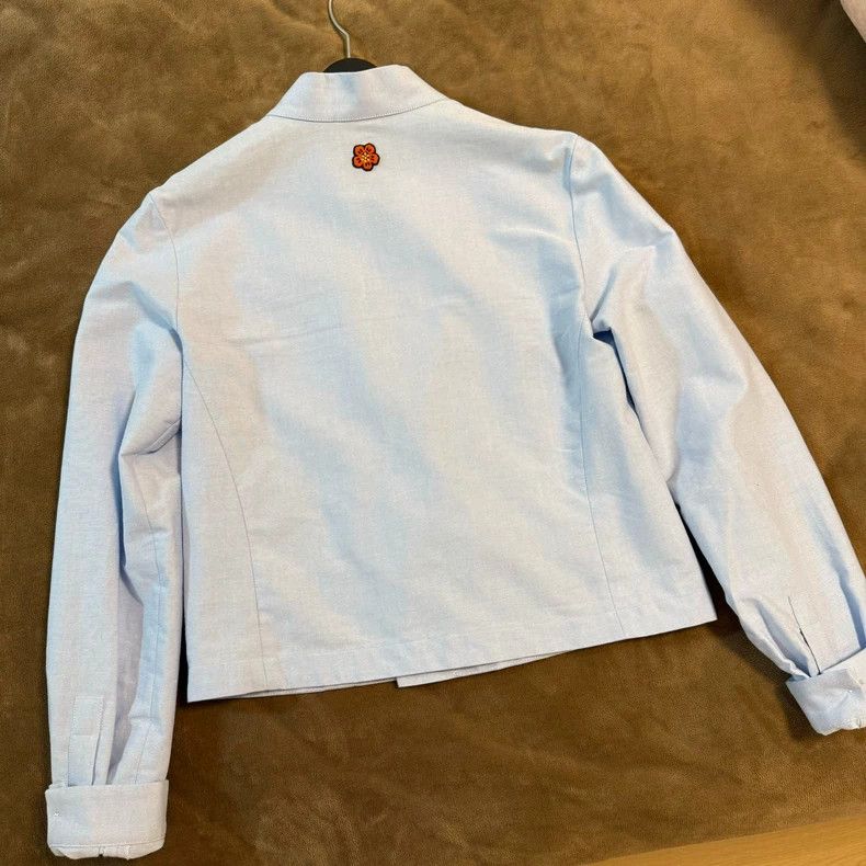 Kenzo KENZO Light blue shirt style jacket Size XXS / US 00 / IT 34 - 3 Thumbnail