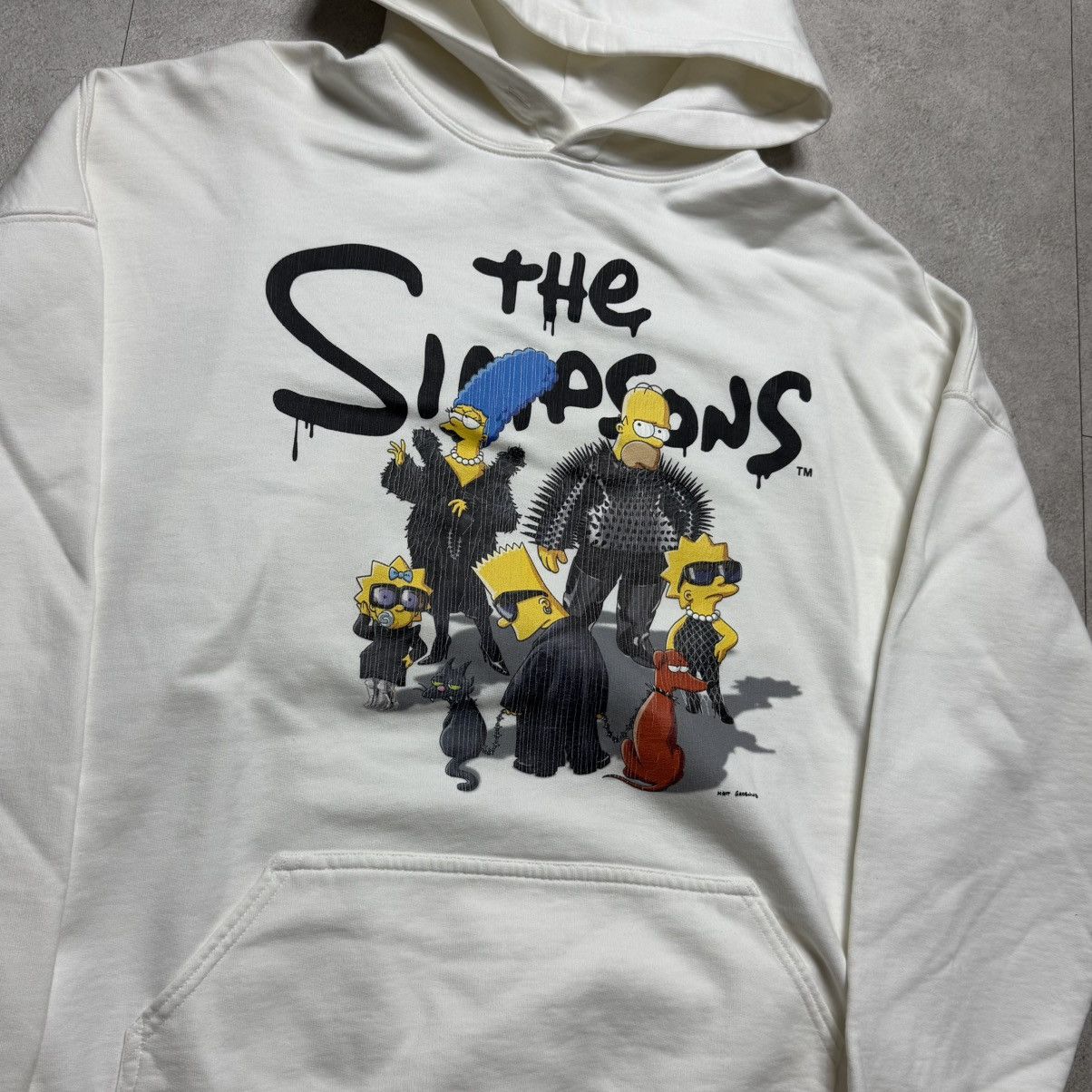 Balenciaga × The Simpsons Balenciaga Simpsons Print Hoodie White FW21 Size US S / EU 44-46 / 1 - 3 Thumbnail