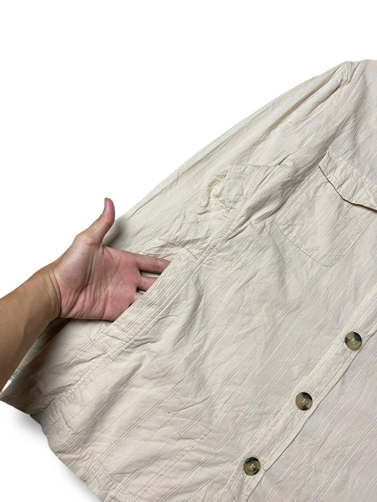 Kansai Yamamoto Vintage Kansai Yamamoto Homme Button Up Shirts (149) Size US L / EU 52-54 / 3 - 5 Thumbnail