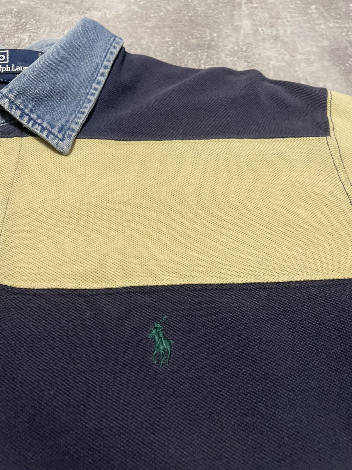 Polo Ralph Lauren Vintage Polo Ralph Lauren Striped Polo Shirt Y2K Size US L / EU 52-54 / 3 - 6 Thumbnail