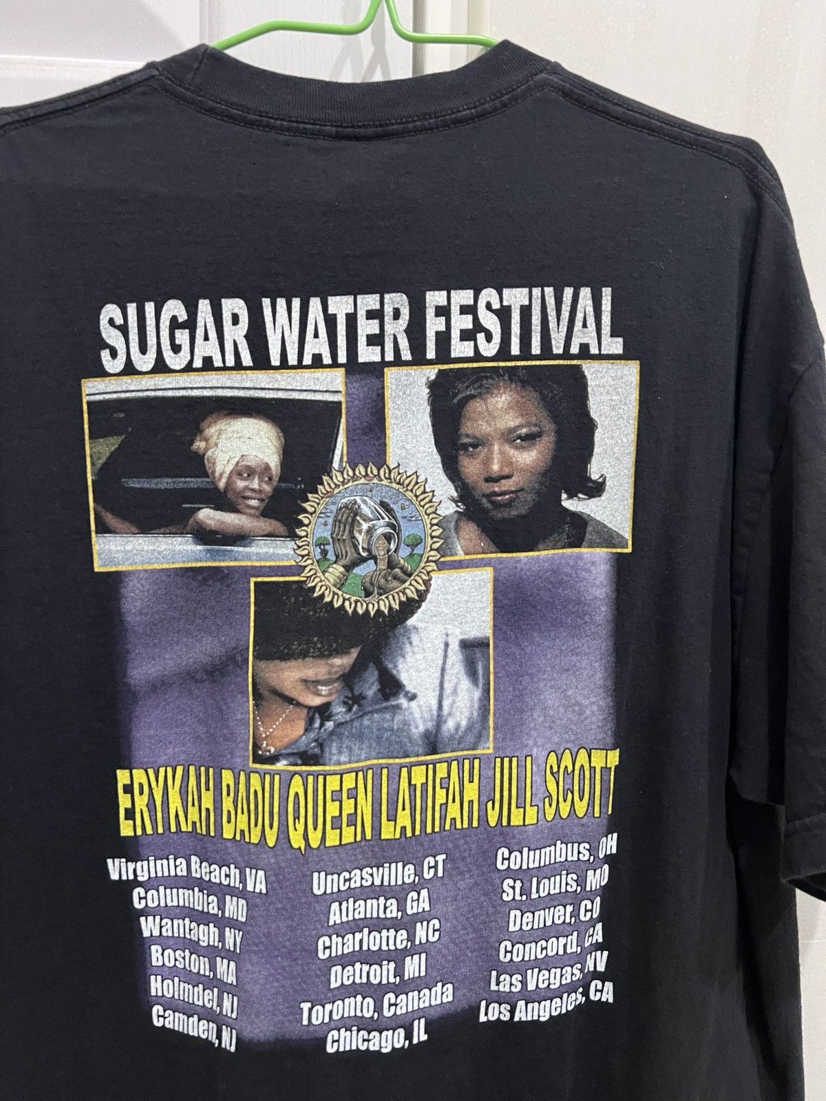 Rap Tees VTG SugarWaterFest Erykah Badu Latifah Jill Scott R&B Hiphop Size US XL / EU 56 / 4 - 1 Thumbnail