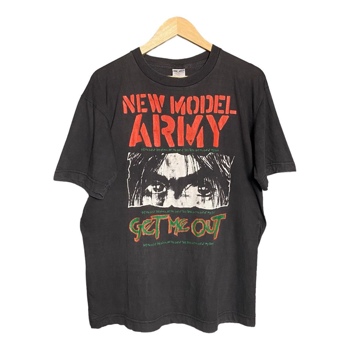 Band Tees × Vintage Vintage 1990s New Model Army Band Tee Size US XL / EU 56 / 4 - 1 Thumbnail