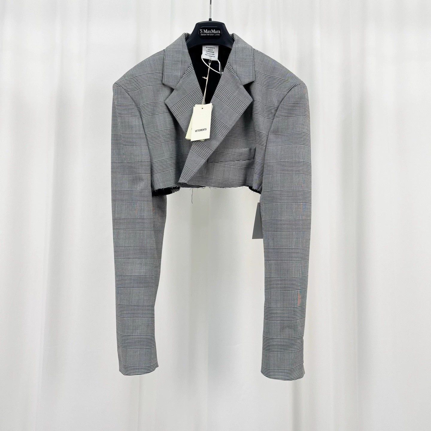 Vetements Vetements Short Plaid Blazer Jacket - dmc Size US S / EU 44-46 / 1 - 1 Thumbnail